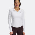Motion Half-Zip Camiseta de manga larga Mujeres - blanco,
