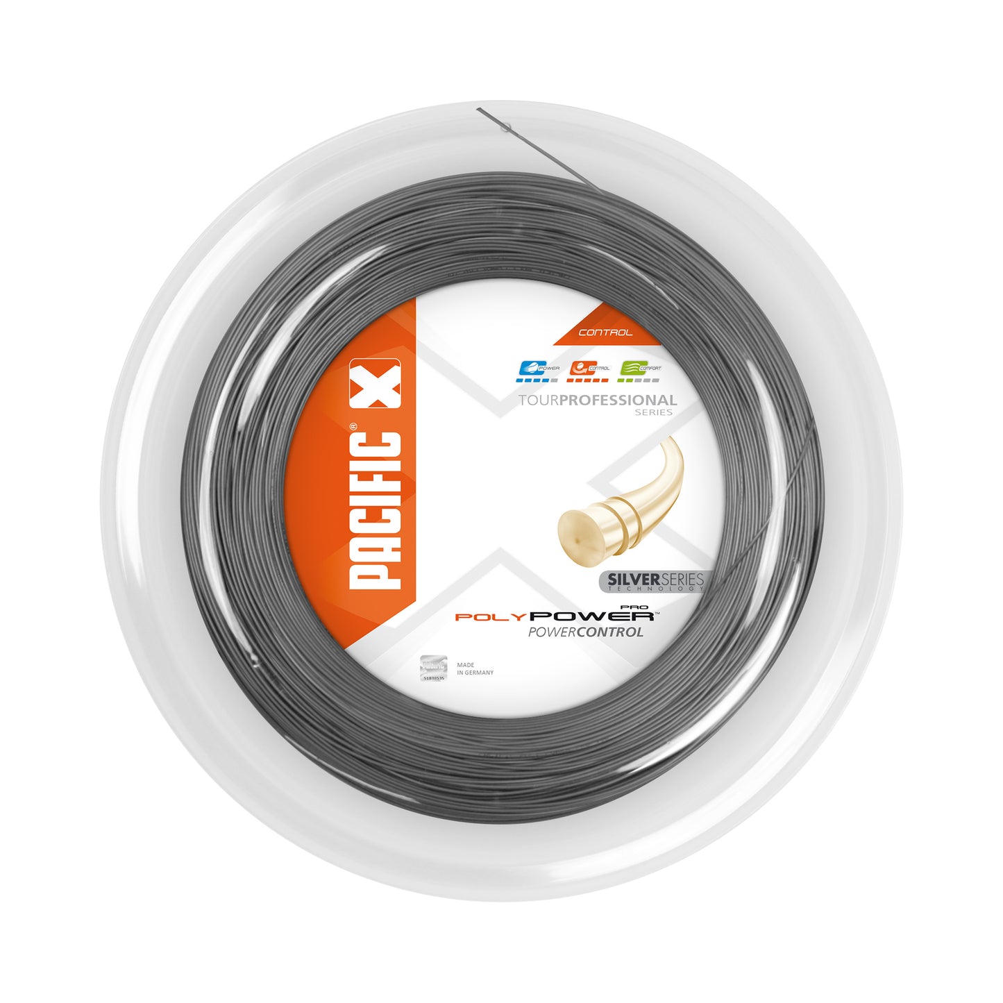 Pacific Poly Power Pro Silver Series Bobinas De Cordaje 200m-Plateado
