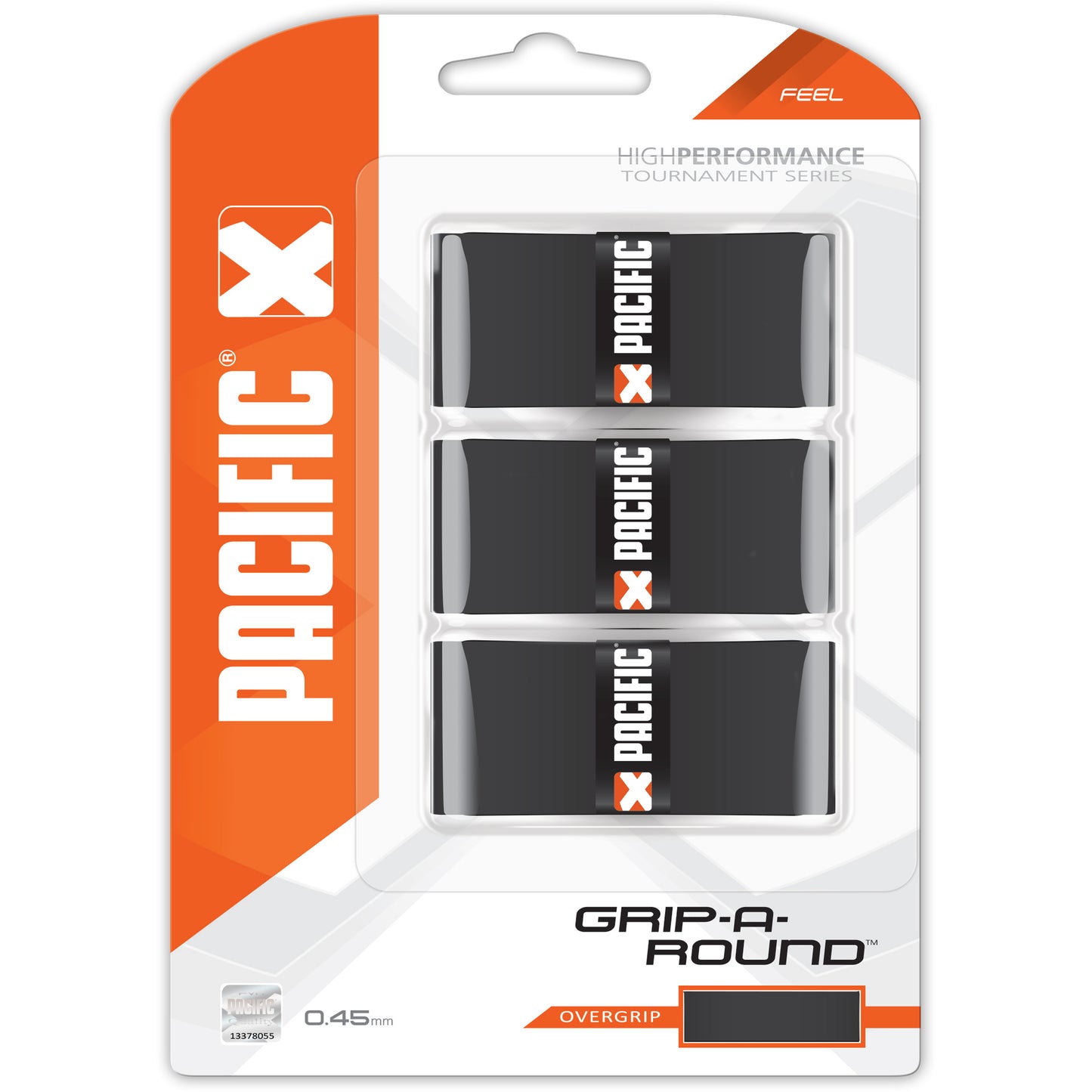 Pacific Grip-A-Round Pack De 3-Negro