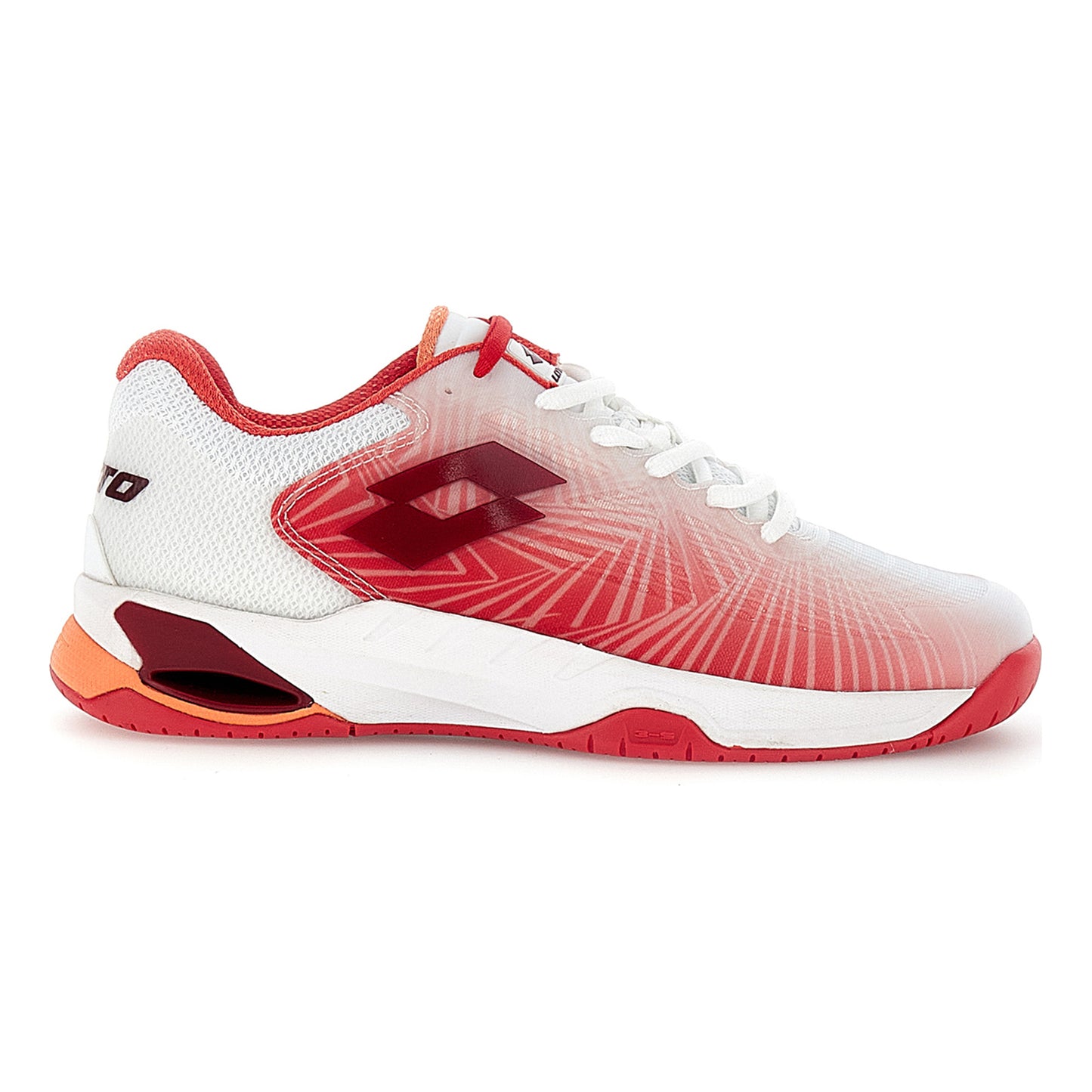 Lotto Mirage 100 II SPD Zapatilla todas las superficies Mujeres-blanco, naranja