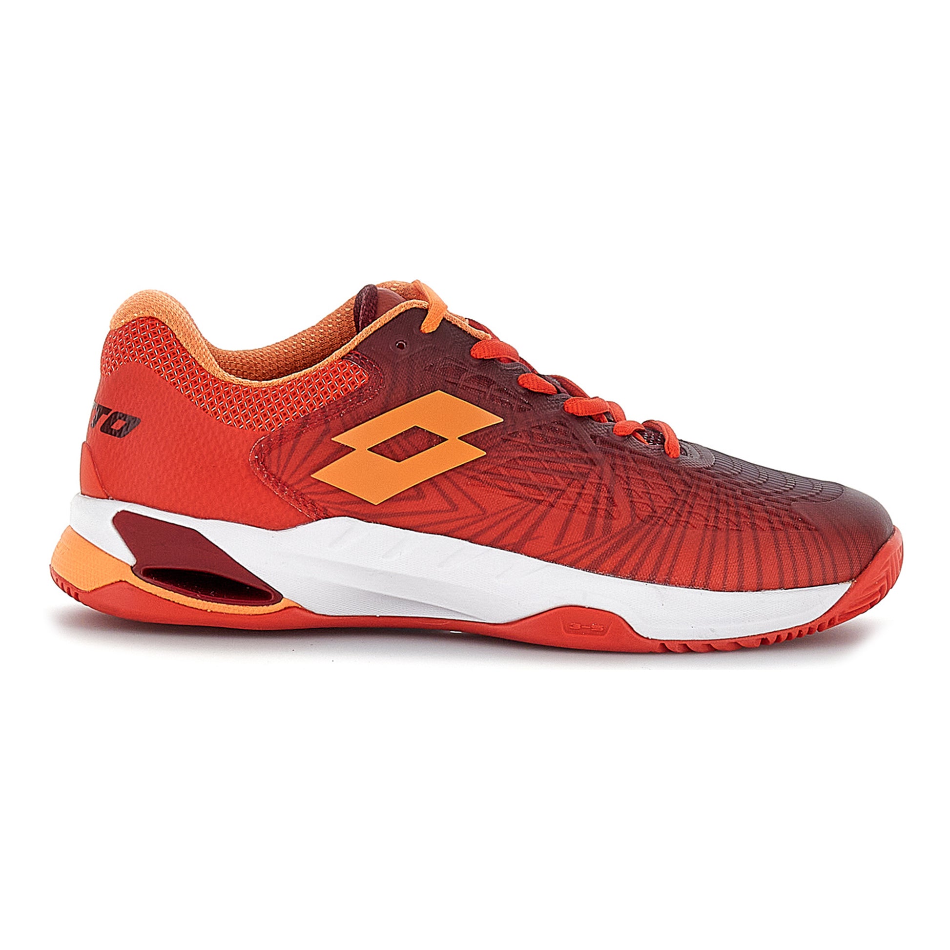 Lotto Mirage 100 II Zapatilla tierra batida Hombres - naranja, rojo