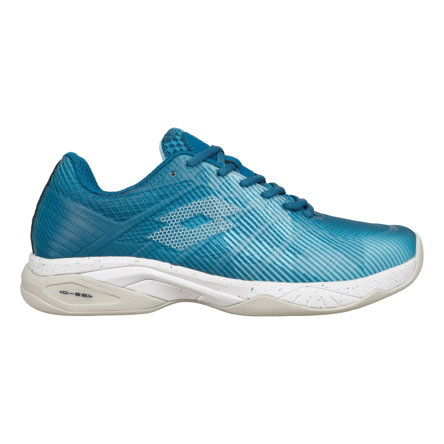 Lotto Mirage 300 III Zapatilla para pista cubierta Hombres - azul oscuro, color petróleo