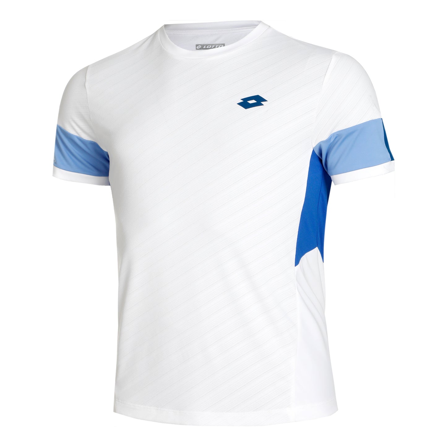 Lotto Tech I D1 Camiseta de manga corta Hombres - blanco, azul