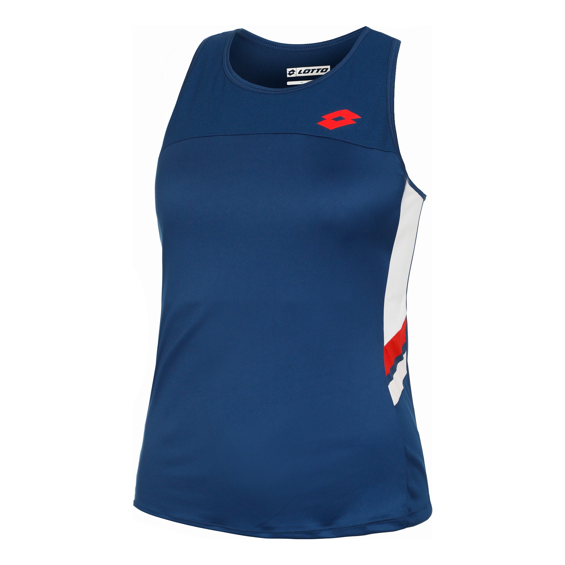 Lotto Squadra III Camiseta De Tirantes Mujeres-Azul,Rojo