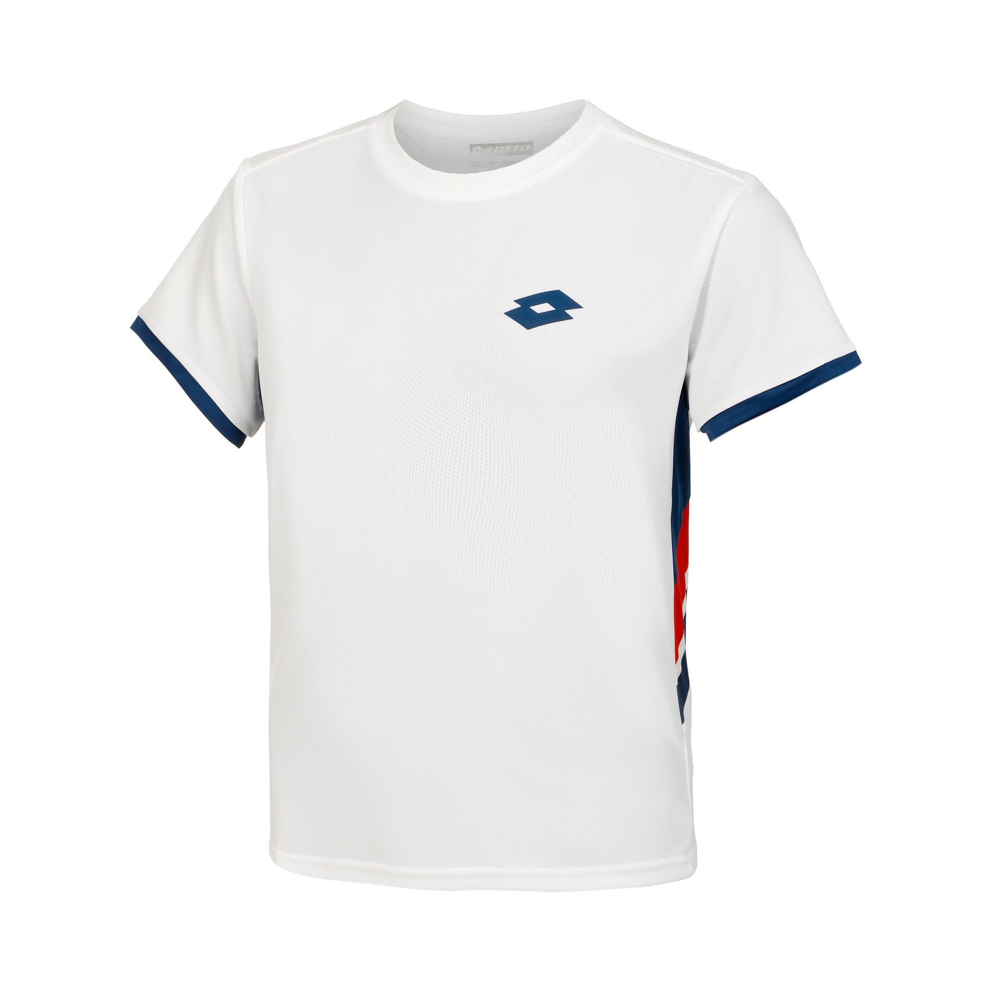 Lotto Squadra III Camiseta De Manga Corta Chicos-Blanco