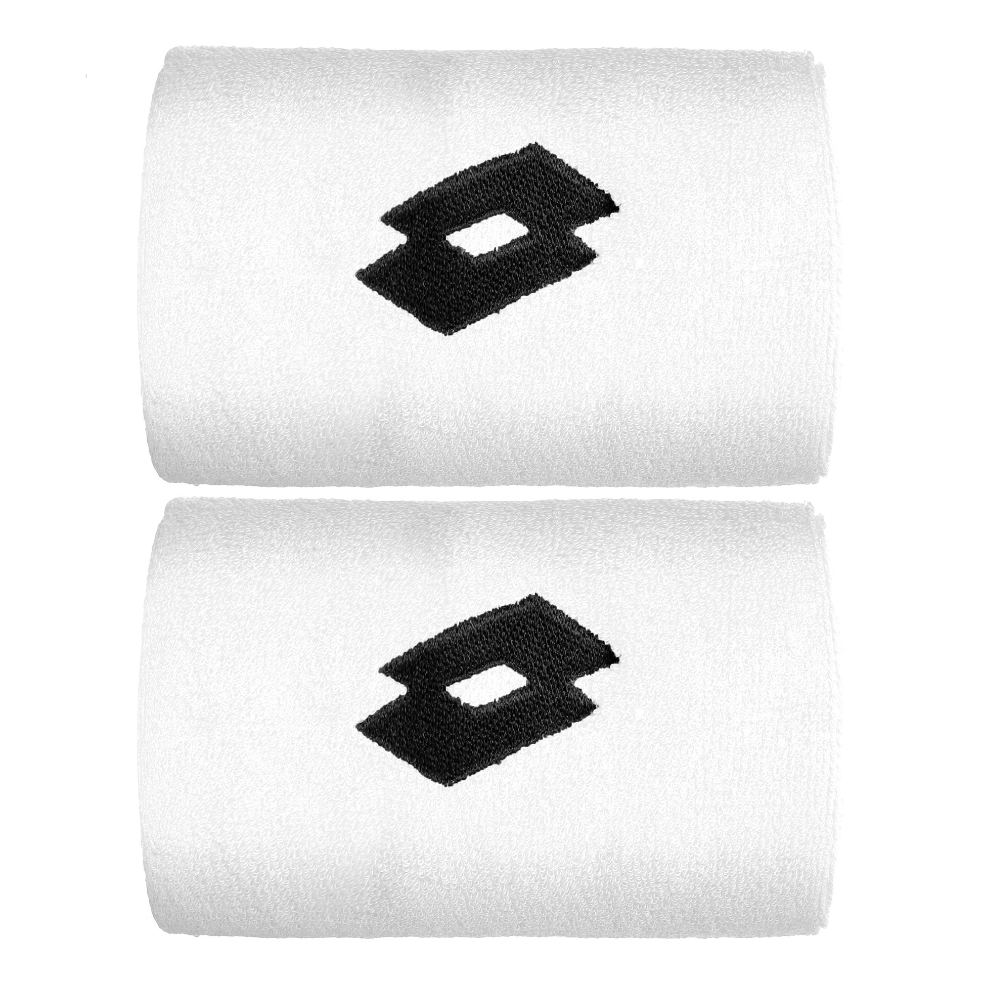 Lotto Cinta para sudor Pack de 2 corto - blanco, negro