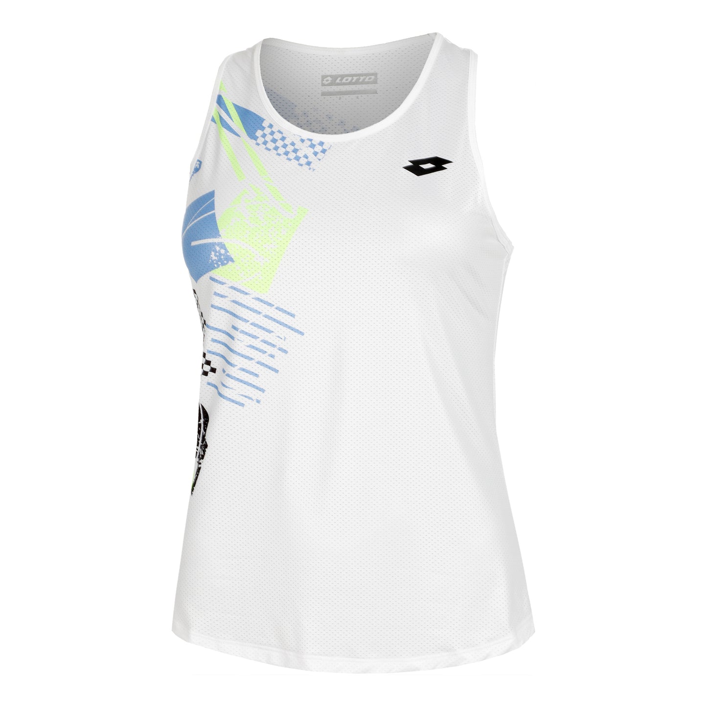 Lotto Tech W I D5 Camiseta de tirantes Mujeres - blanco, multicolor