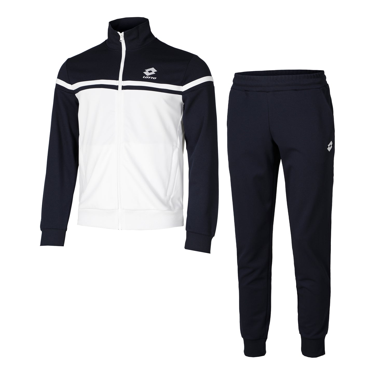 Lotto Circle Chándal Hombres-Blanco,Azul Oscuro