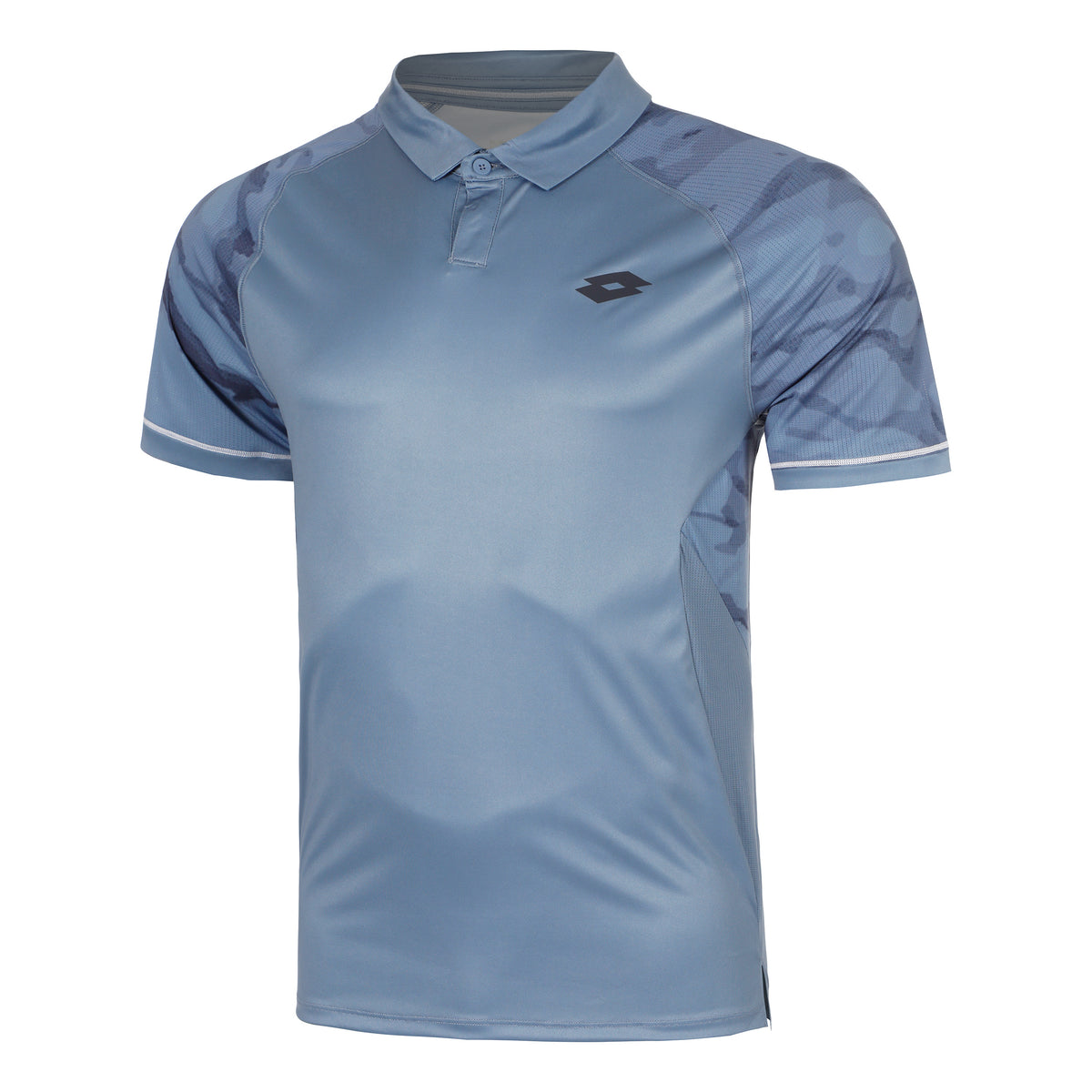 Lotto Tech Polo Hombres - azul-gris,