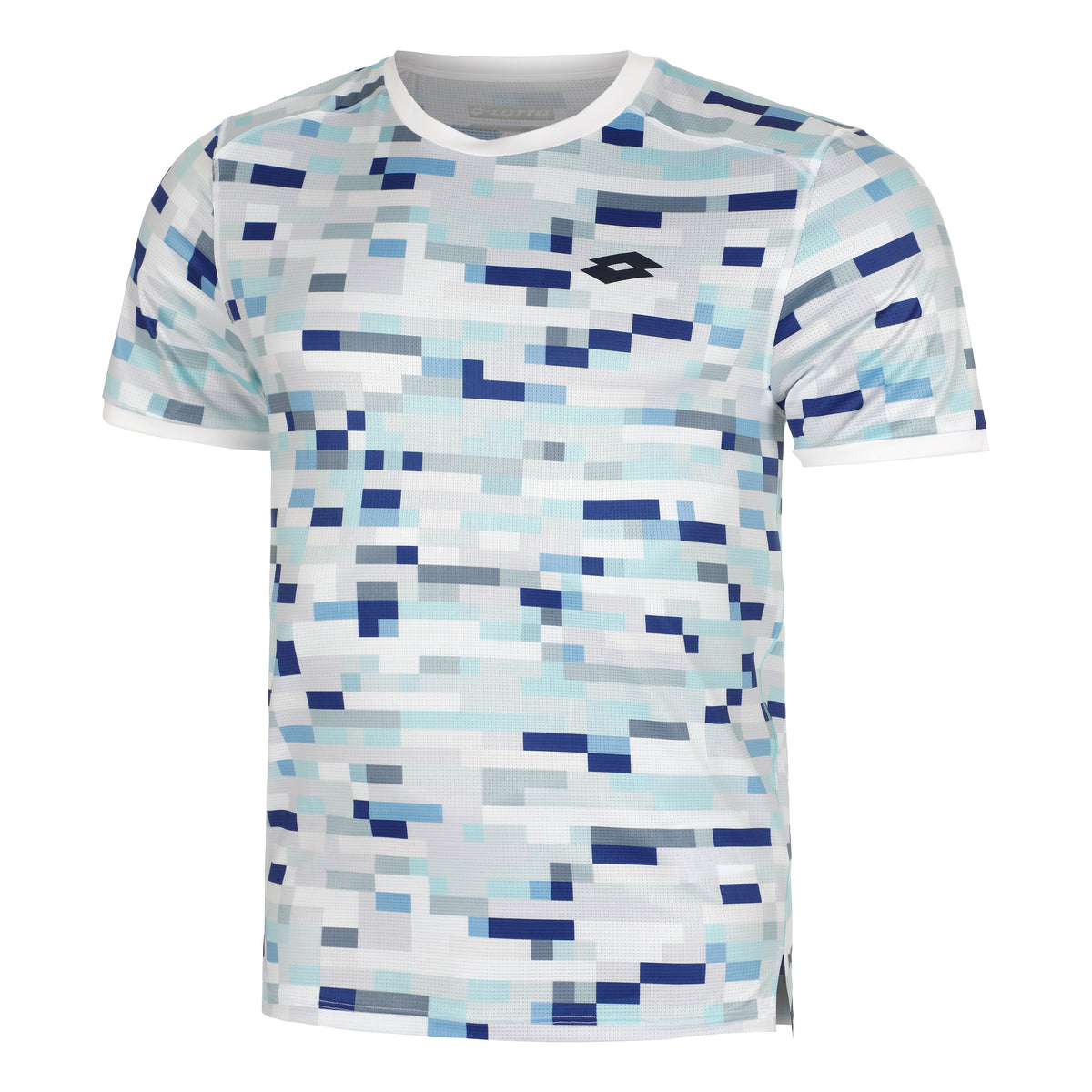 Lotto Tech III Camiseta de manga corta Hombres - blanco, multicolor