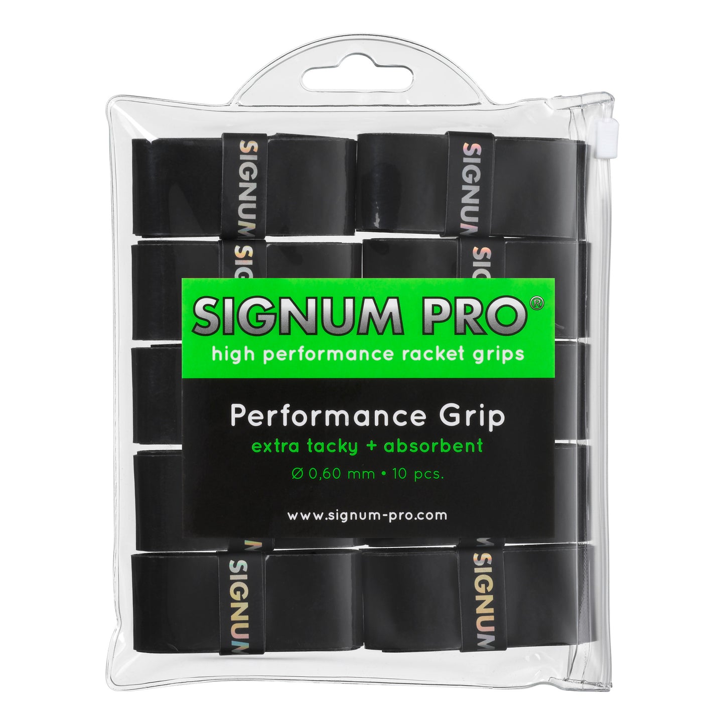Signum Pro Performance Grip Pack De 10-Negro