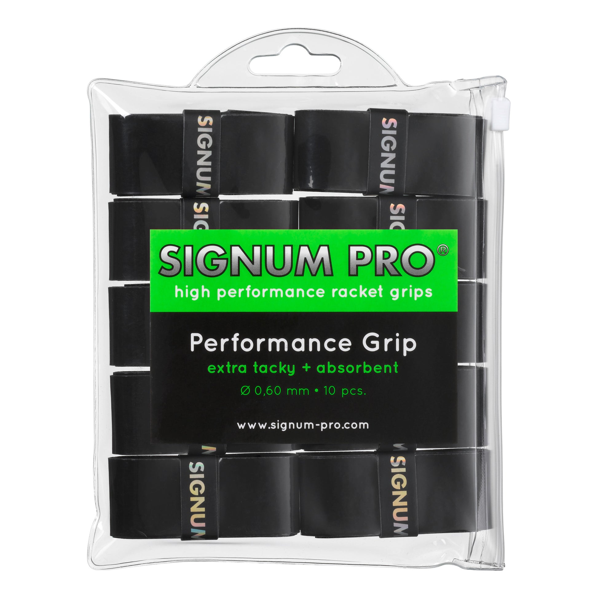 Signum Pro Performance Grip Pack De 10-Negro