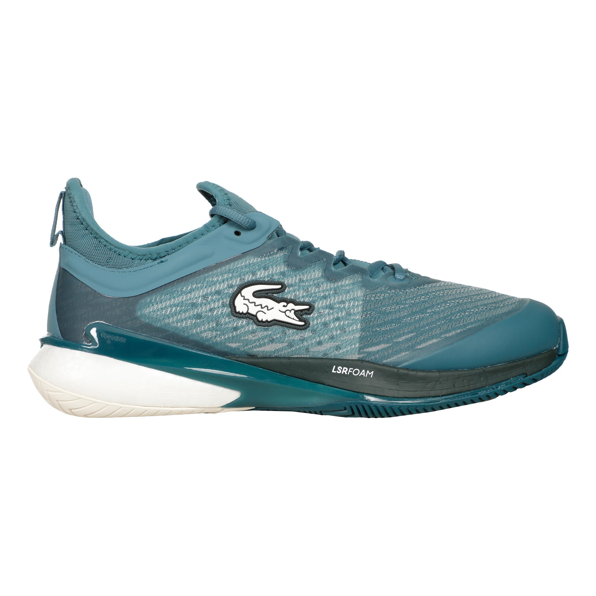 Lacoste AG-LT Lite AC Zapatilla todas las superficies Hombres - verde oscuro, blanco