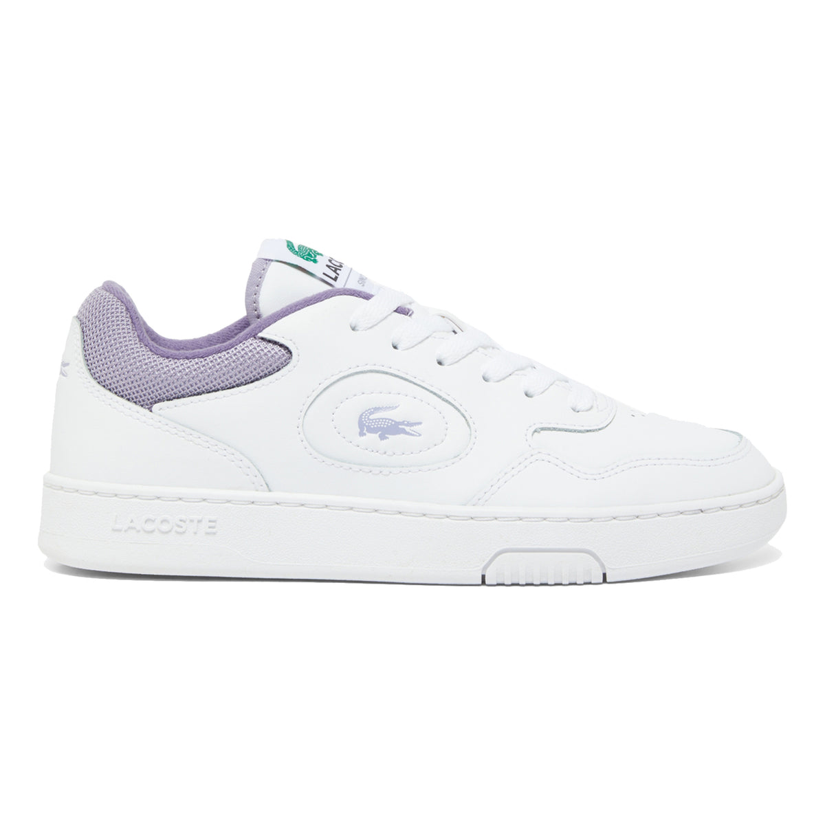 Lacoste Lineset Zapatilla De Ocio Mujeres-Blanco,Lila