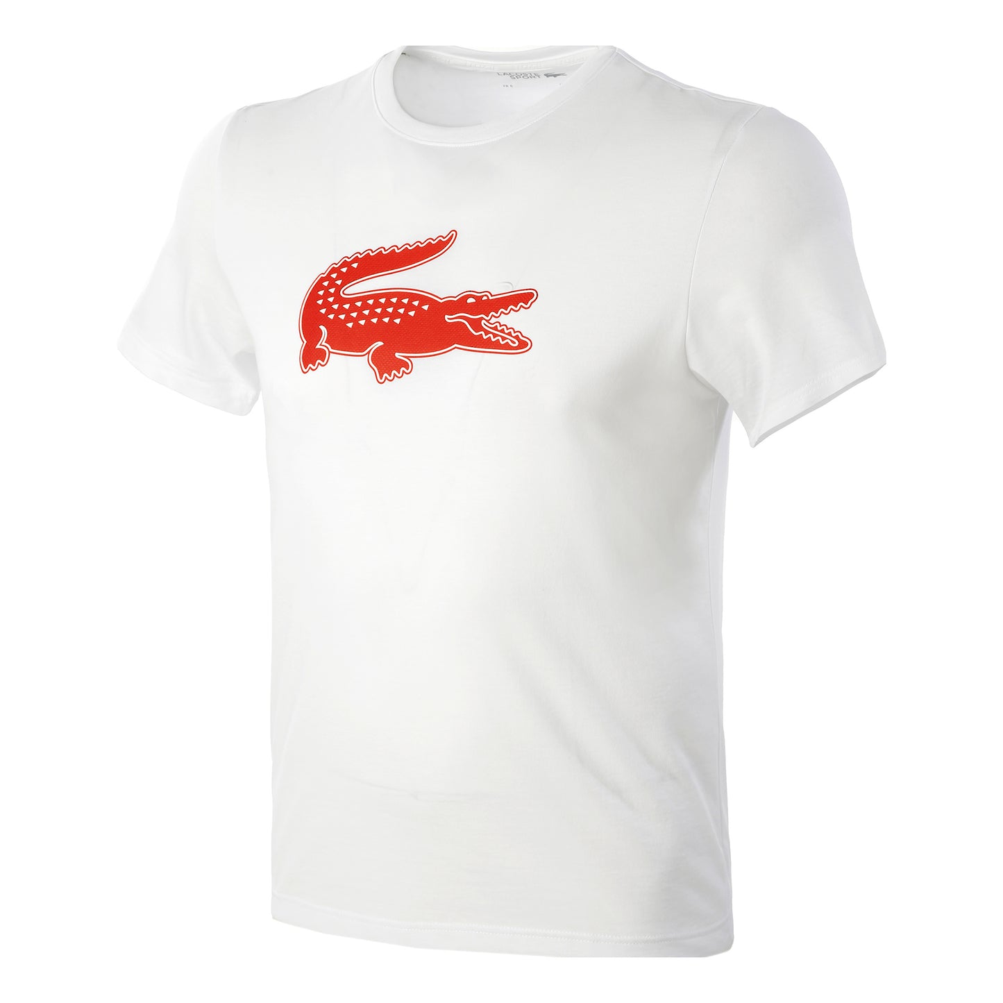 Lacoste Core Camiseta de manga corta Hombres - blanco, rojo