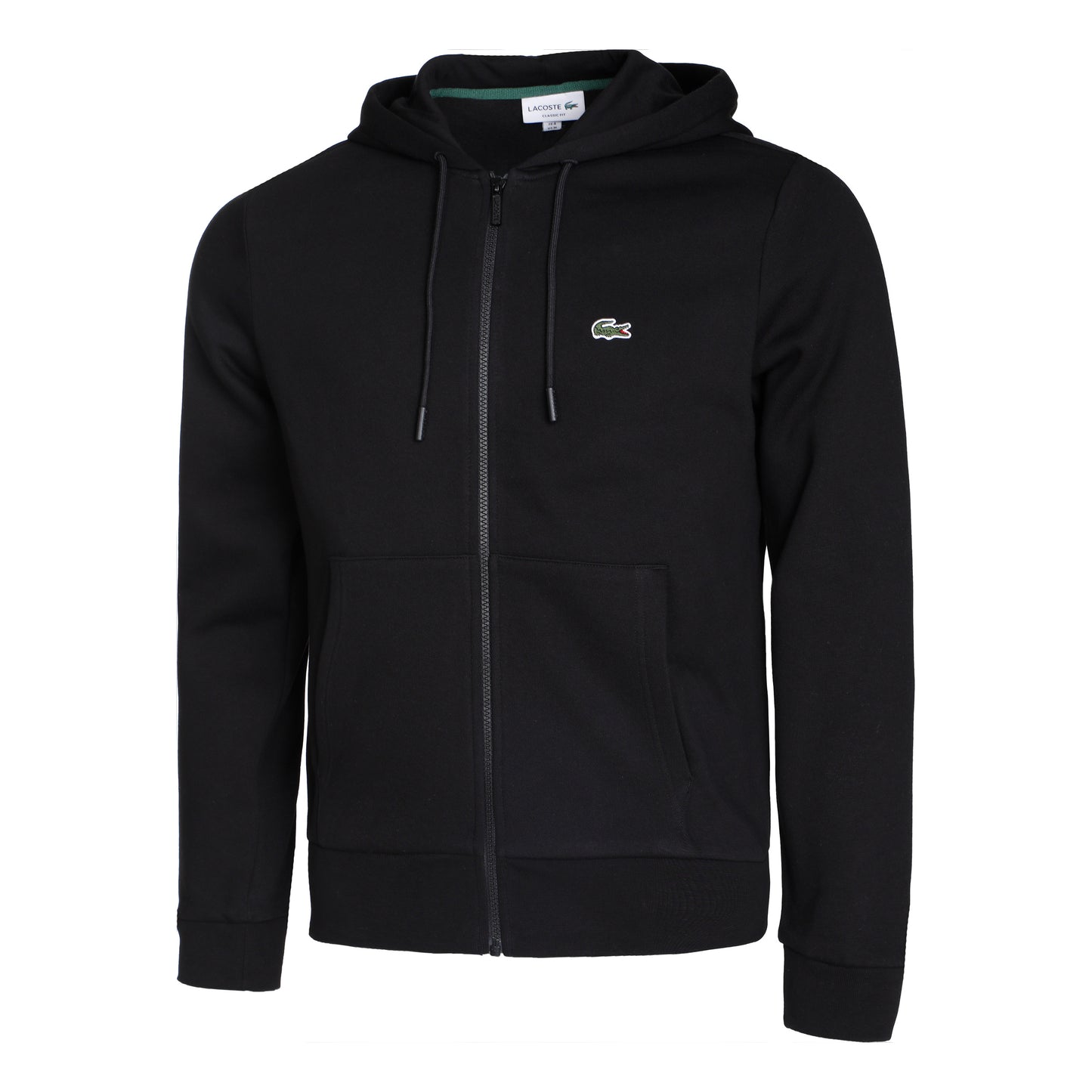 Lacoste Sudadera con cremallera Hombres - negro