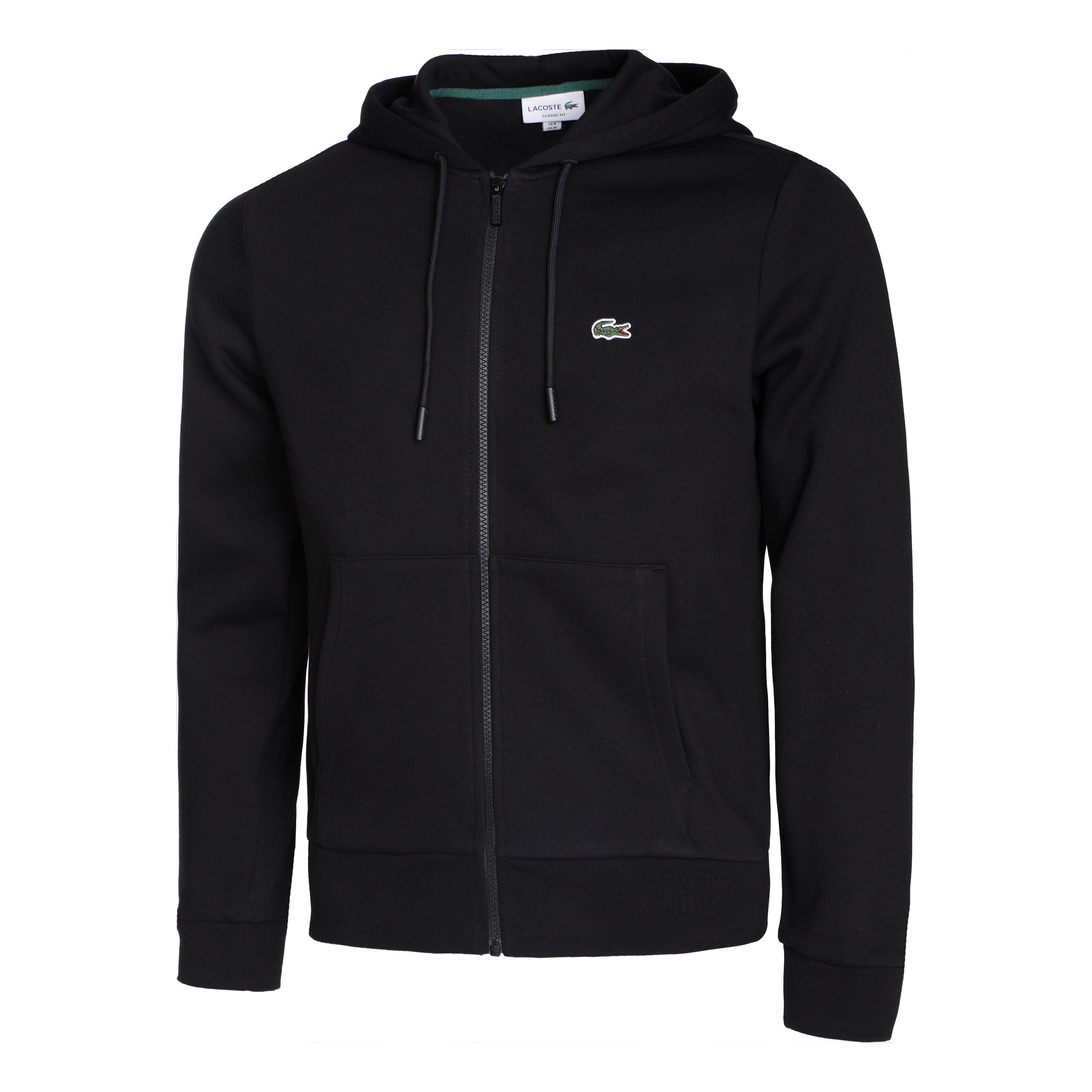Lacoste Sudadera con cremallera Hombres - negro