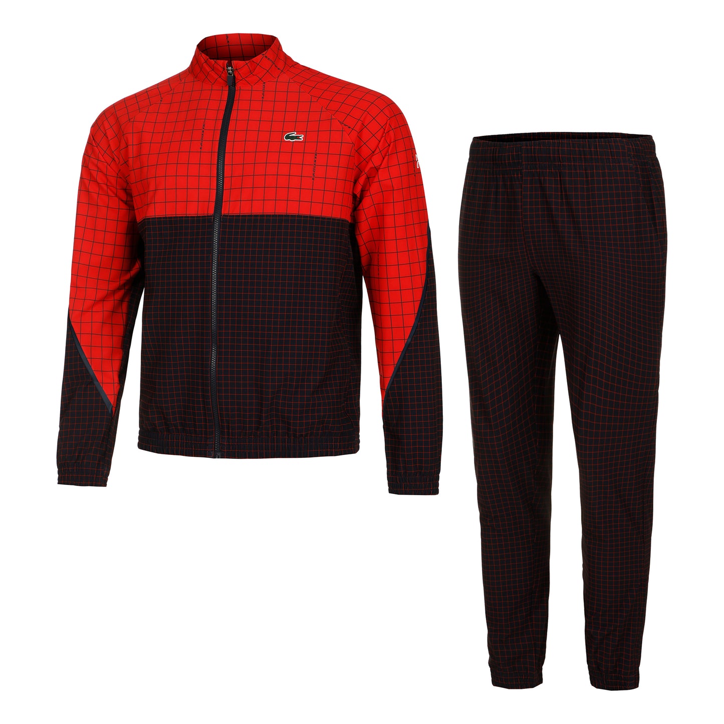 Lacoste Tracksuit Chándal Hombres - rojo, azul