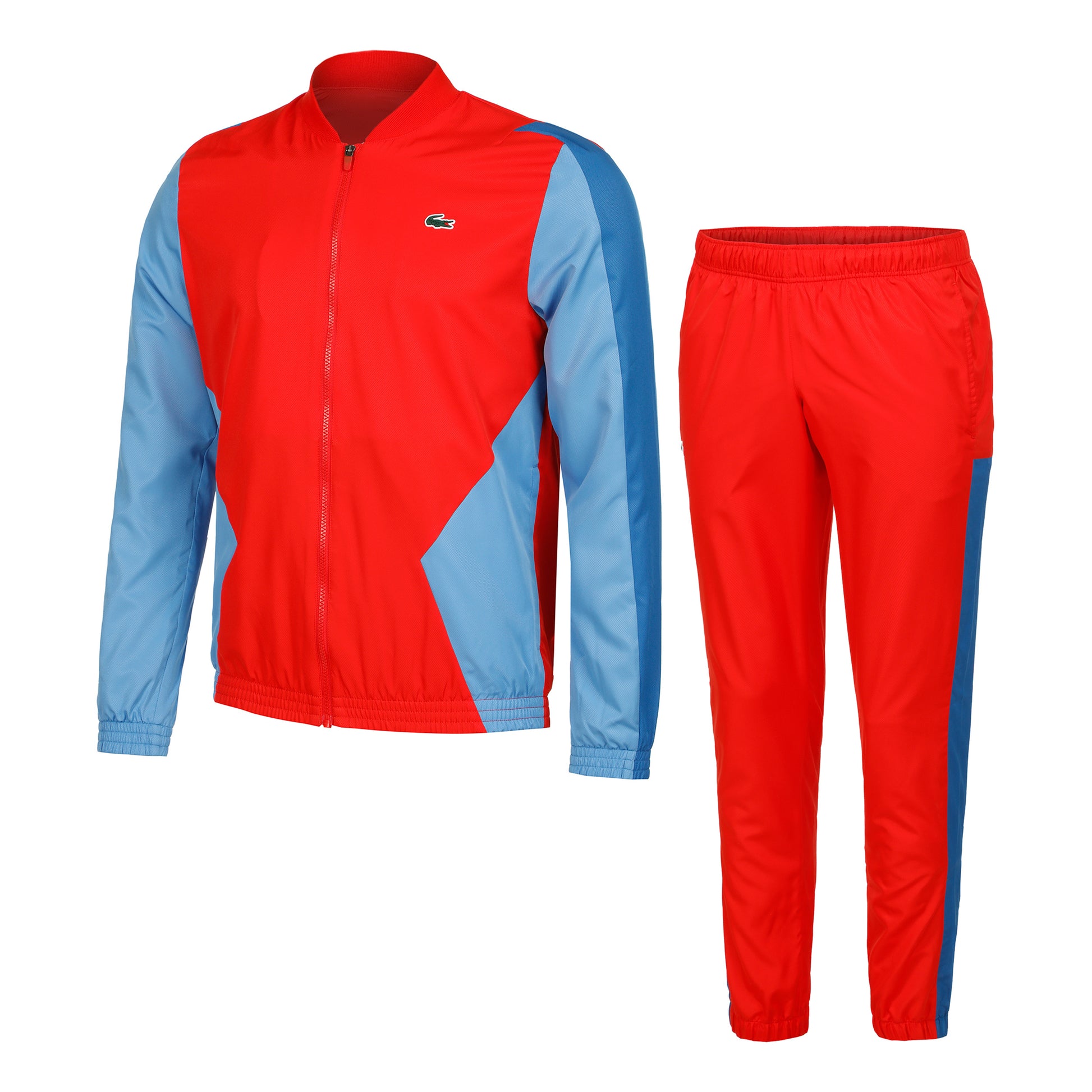 Lacoste Tracksuit Chándal Hombres - rojo, azul