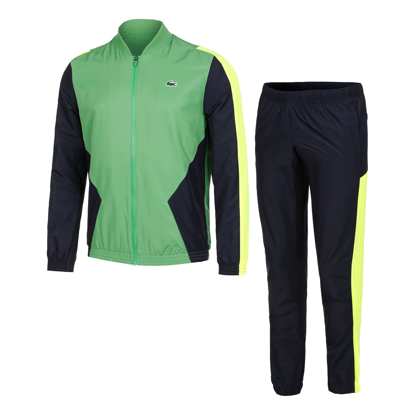 Lacoste Tracksuit Chándal Hombres - verde, amarillo