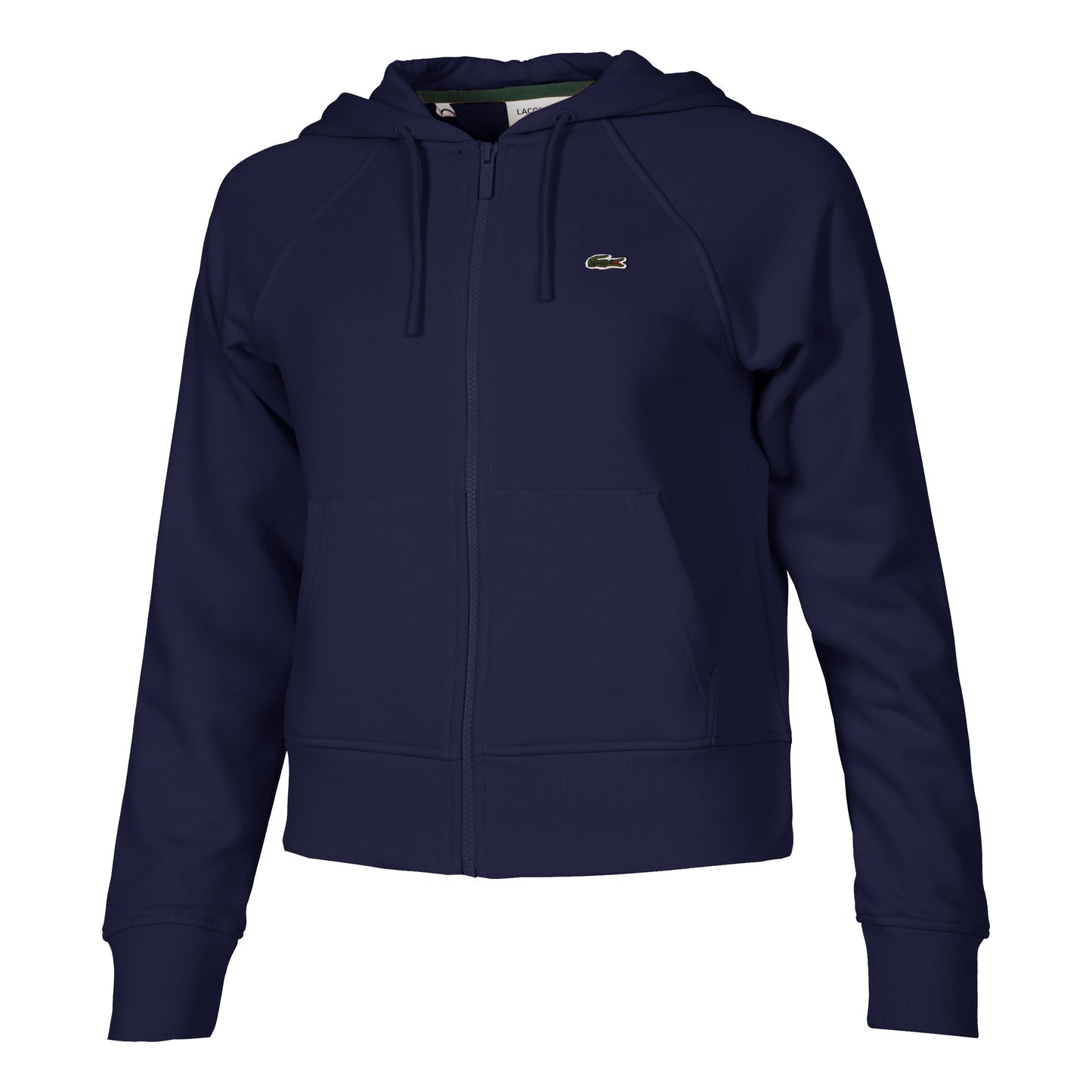 Lacoste Core Sudadera con cremallera Mujeres - azul oscuro,