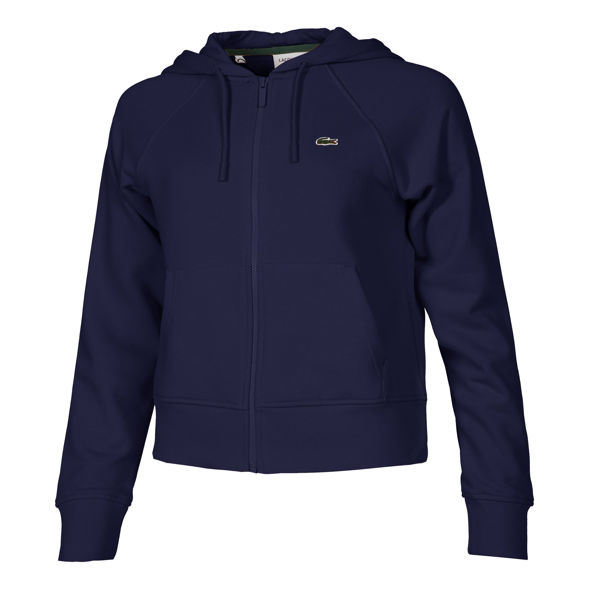Lacoste Core Sudadera con cremallera Mujeres - azul oscuro,