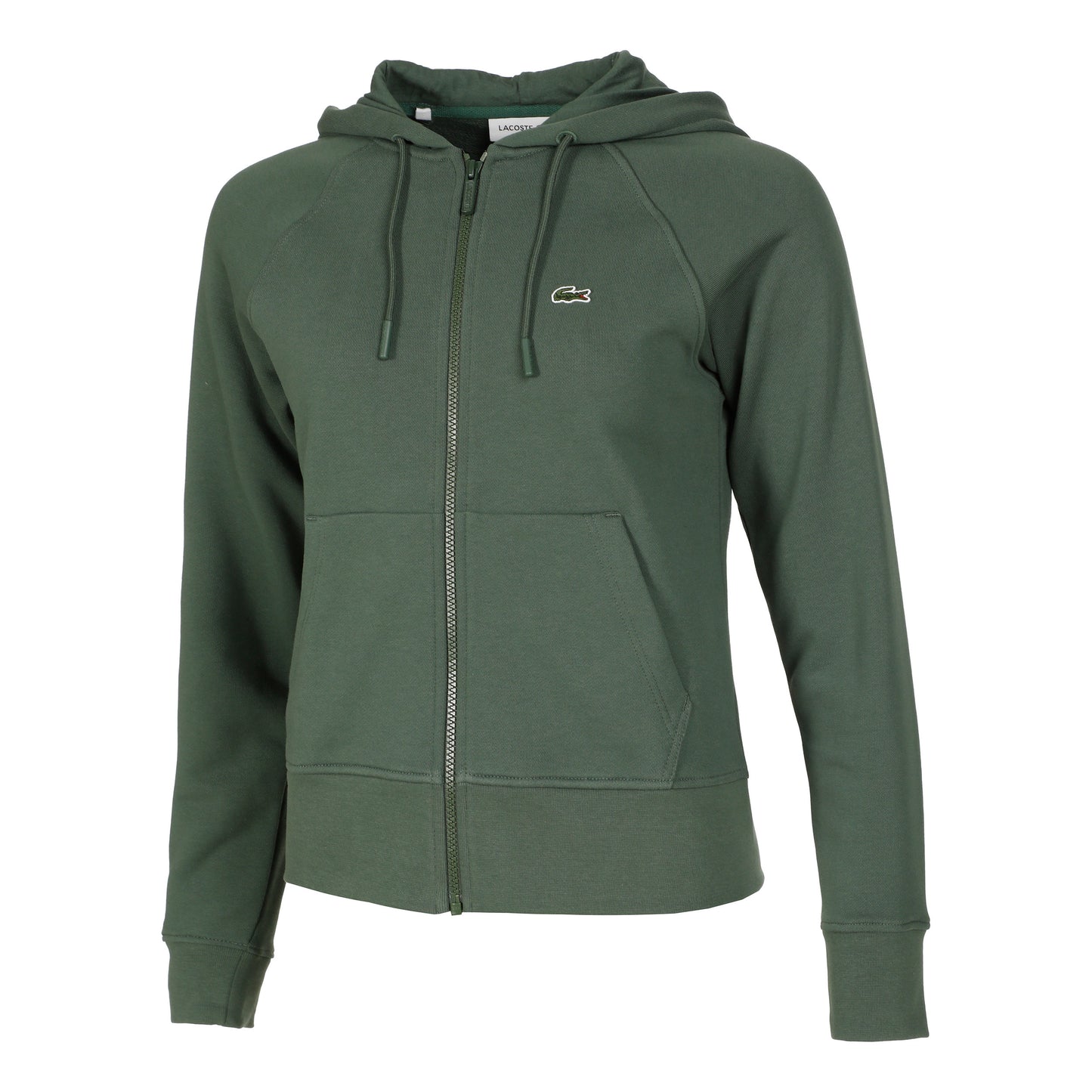 Lacoste Core Sudadera con cremallera Mujeres - oliva,