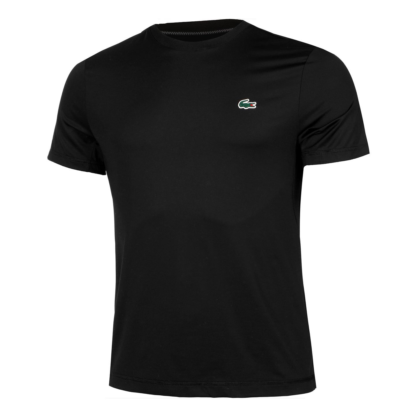 Lacoste Active Camiseta De Manga Corta Hombres-Negro