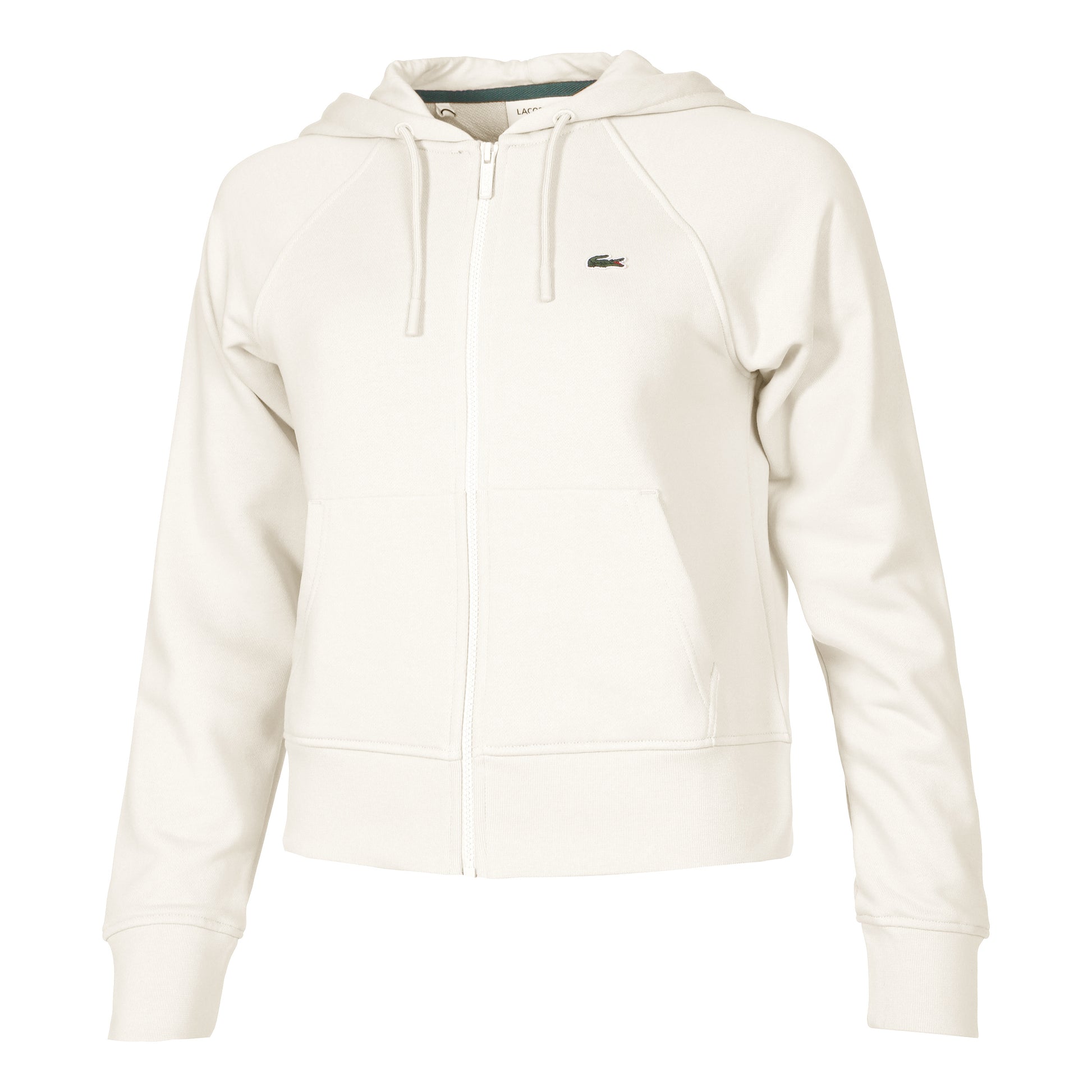 Lacoste Core Sudadera con cremallera Mujeres - blanco,