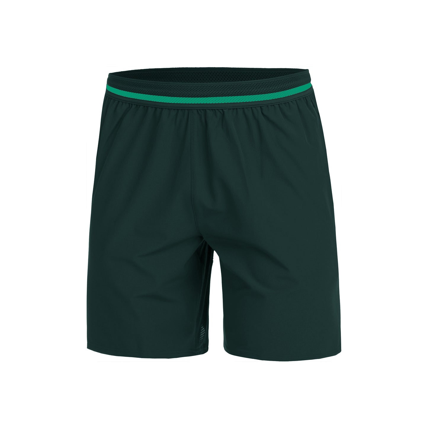 Lacoste Djokovic Shorts Hombres - verde oscuro, verde claro