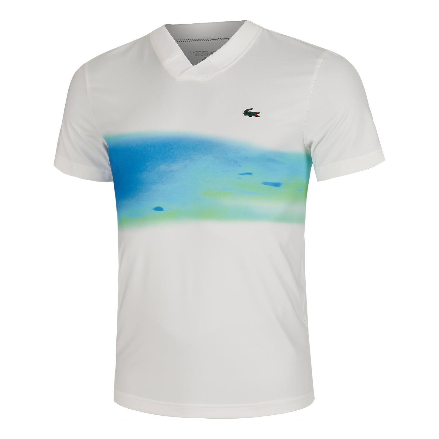 Lacoste Polo Hombres-Blanco,Multicolor