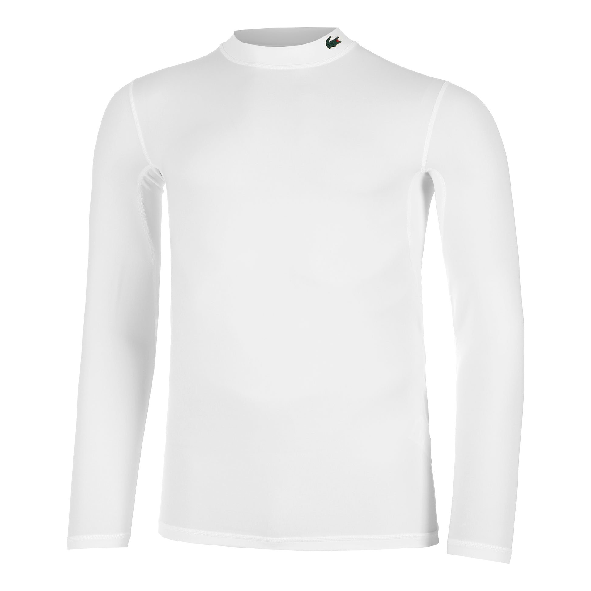 Lacoste Camiseta De Manga Corta Hombres-Blanco