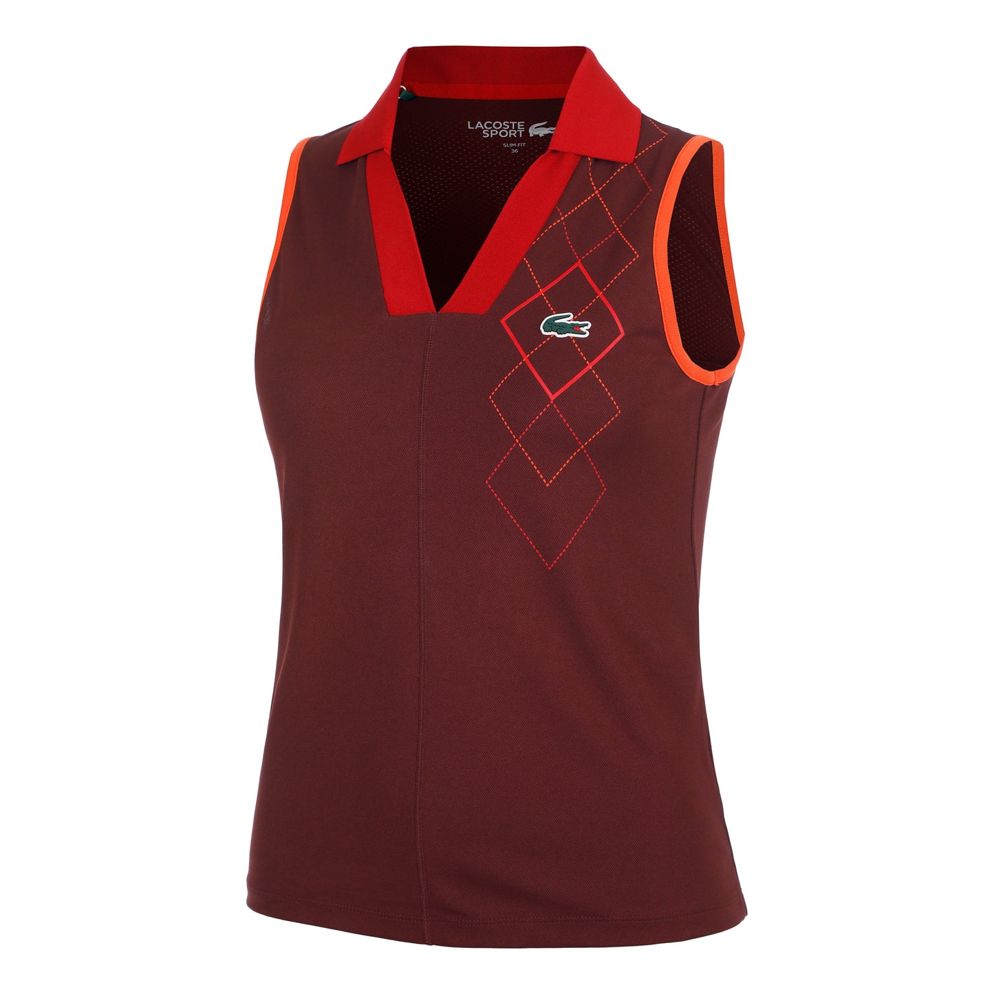 Lacoste Polo Mujeres-Marrón