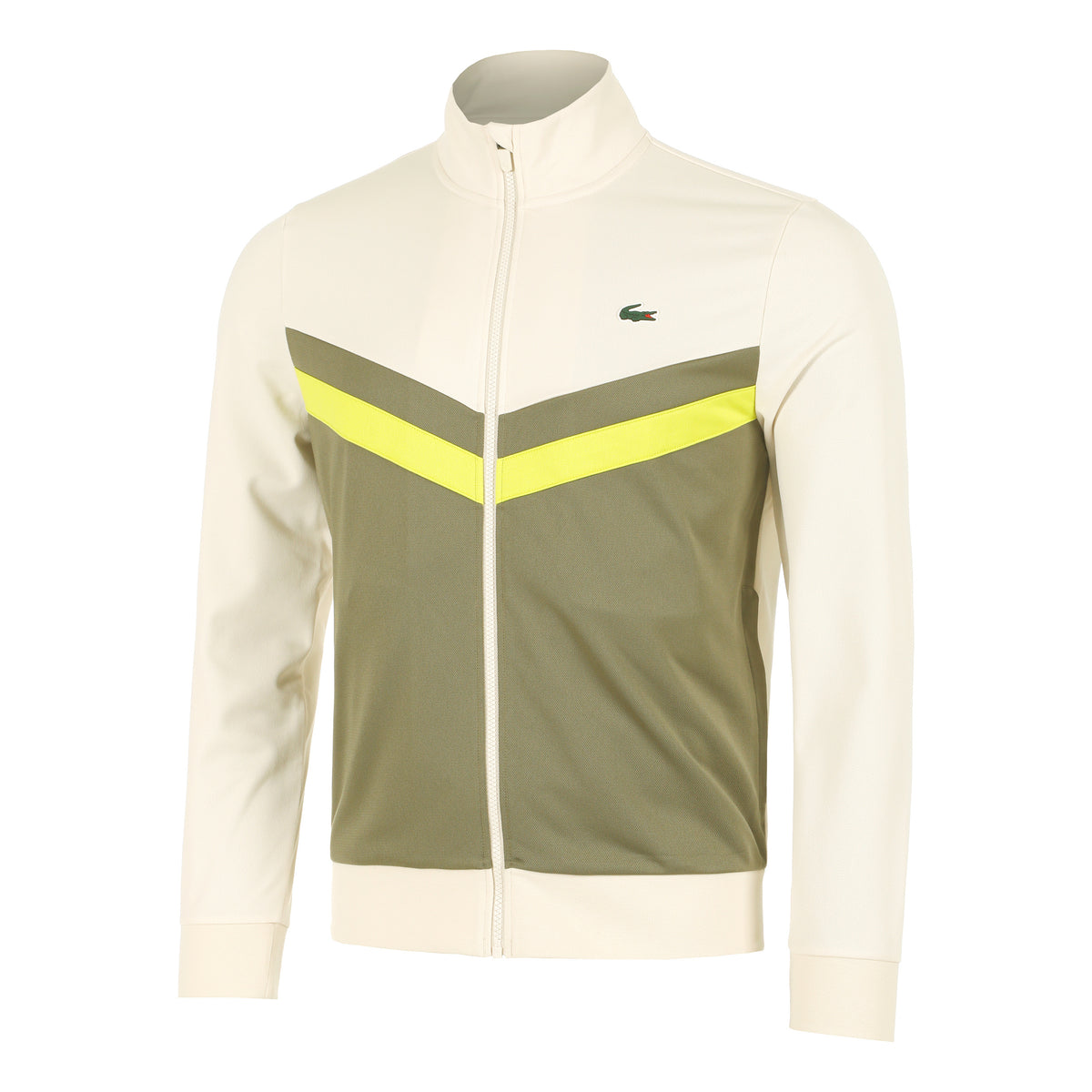 Lacoste Technical Capsule Chaqueta de entrenamiento Hombres - crema, multicolor