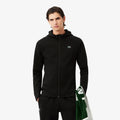 Full Zip Sudadera con cremallera Hombres-negro