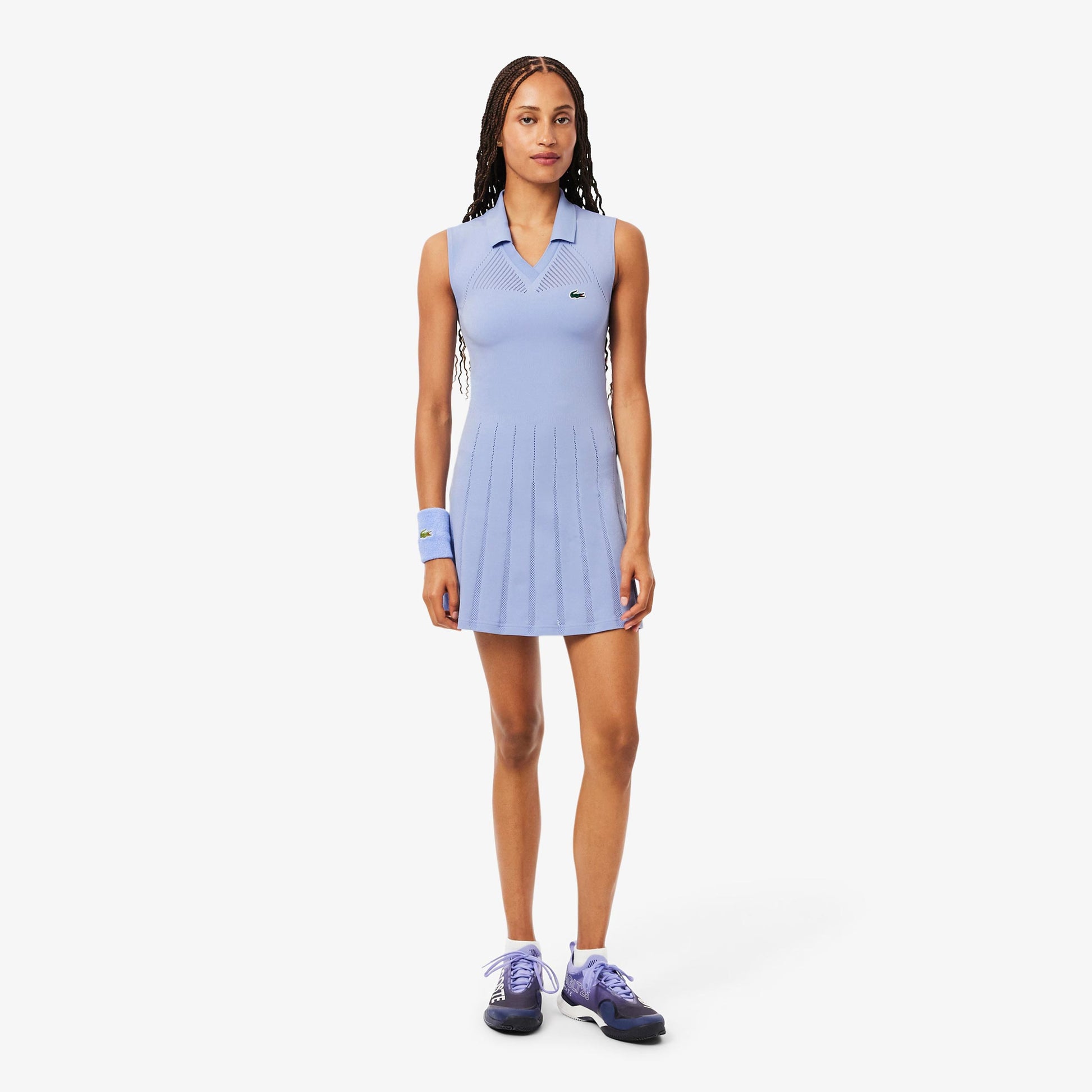 Lacoste Vestido Mujeres-azul oscuro