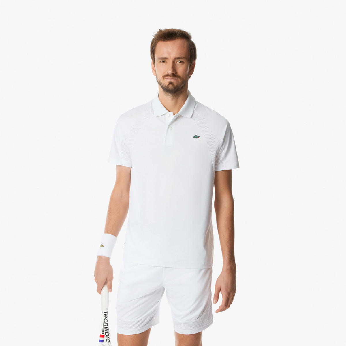 Lacoste Polo Hombres-Blanco