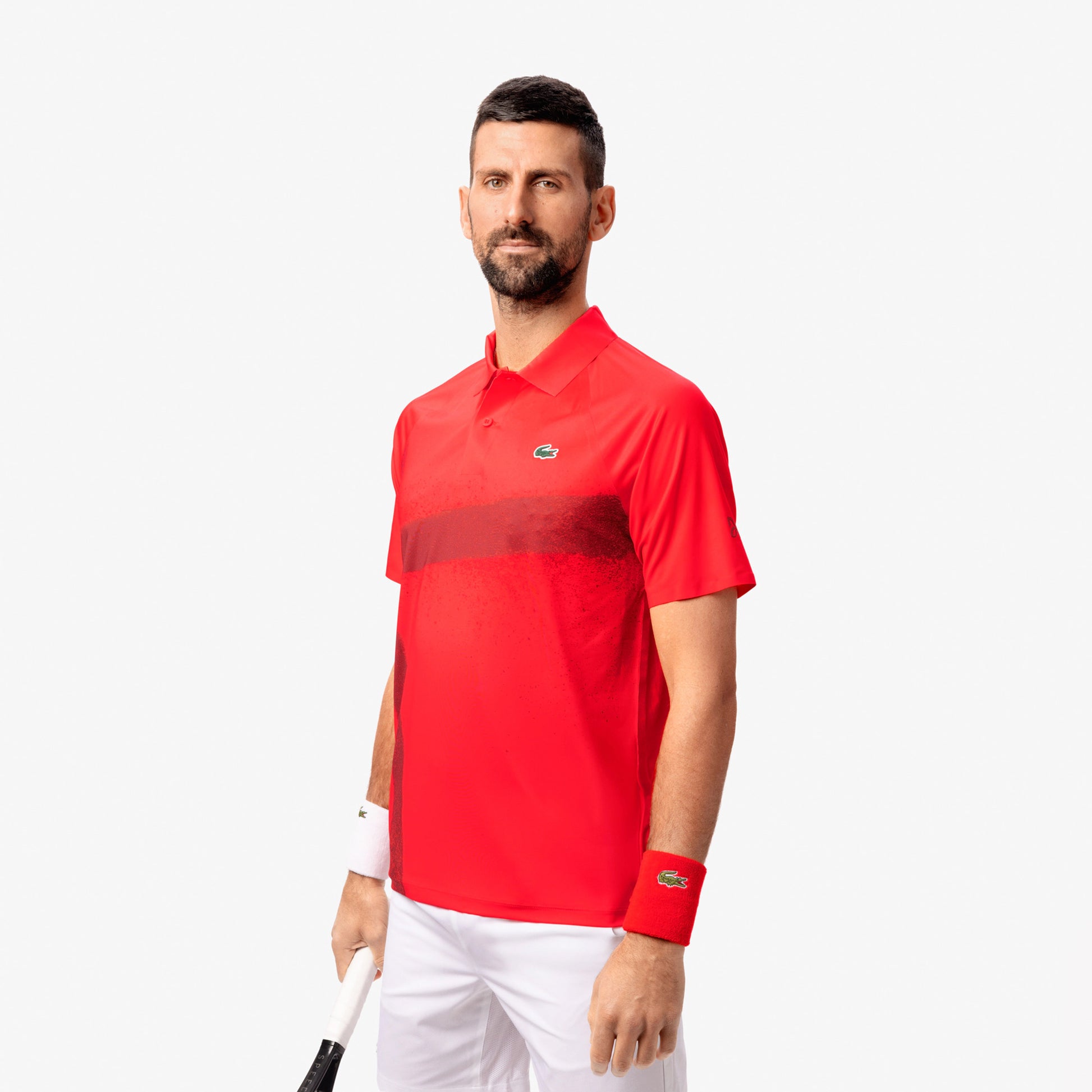 Lacoste Djokovic Polo Hombres-Rojo