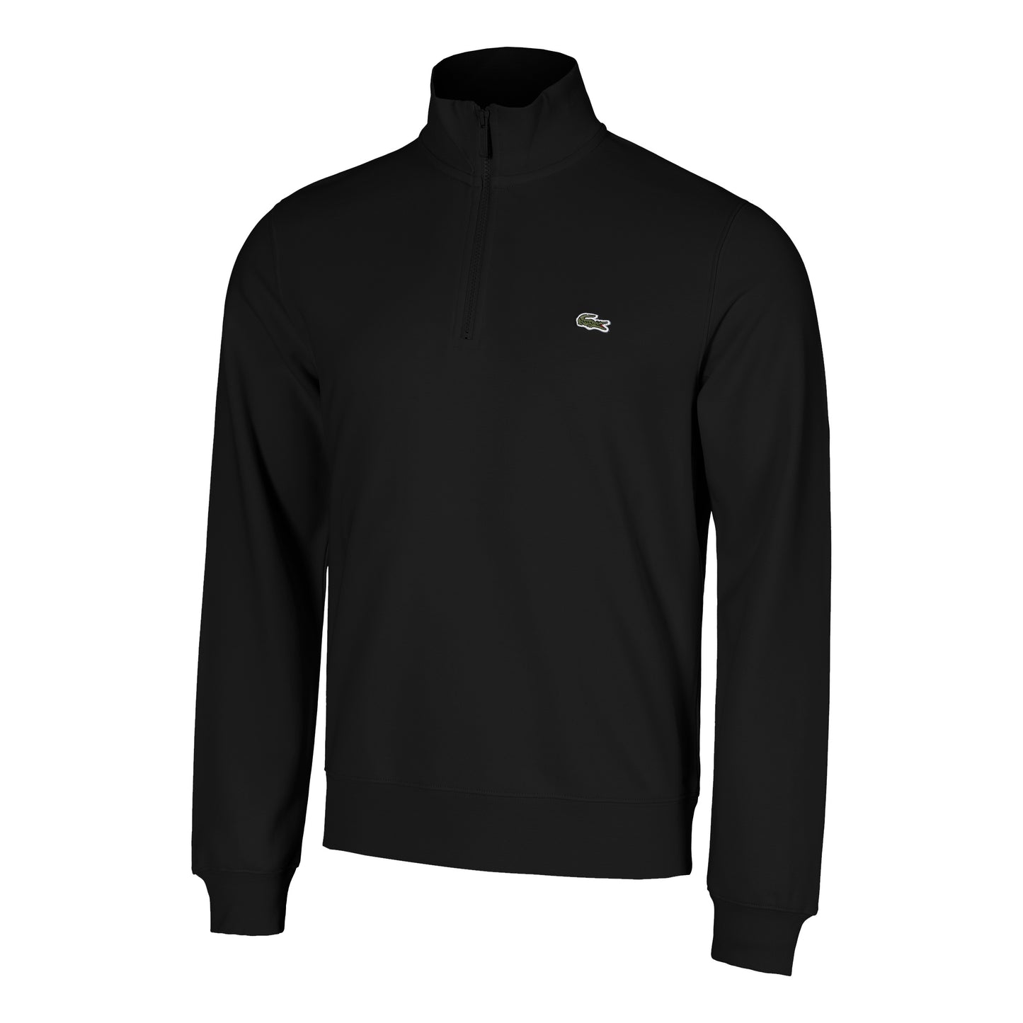 Lacoste High Neck Sudadera Hombres - negro