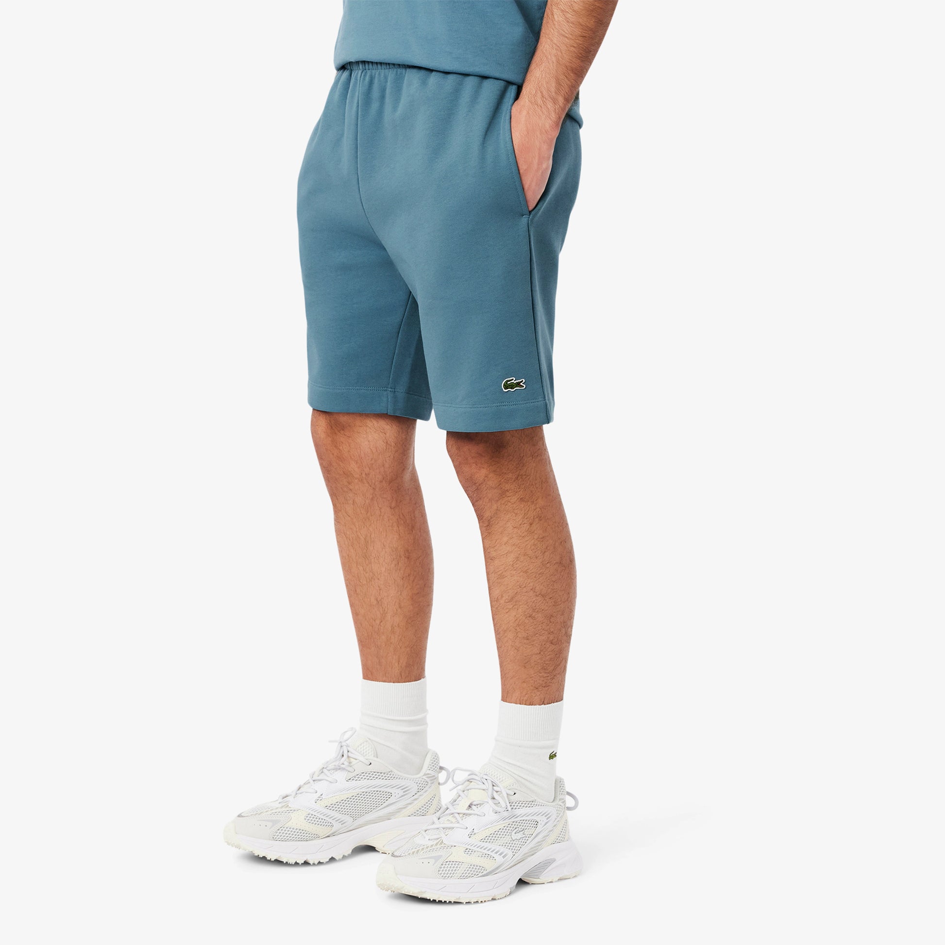 Lacoste Shorts Hombres - azul-gris