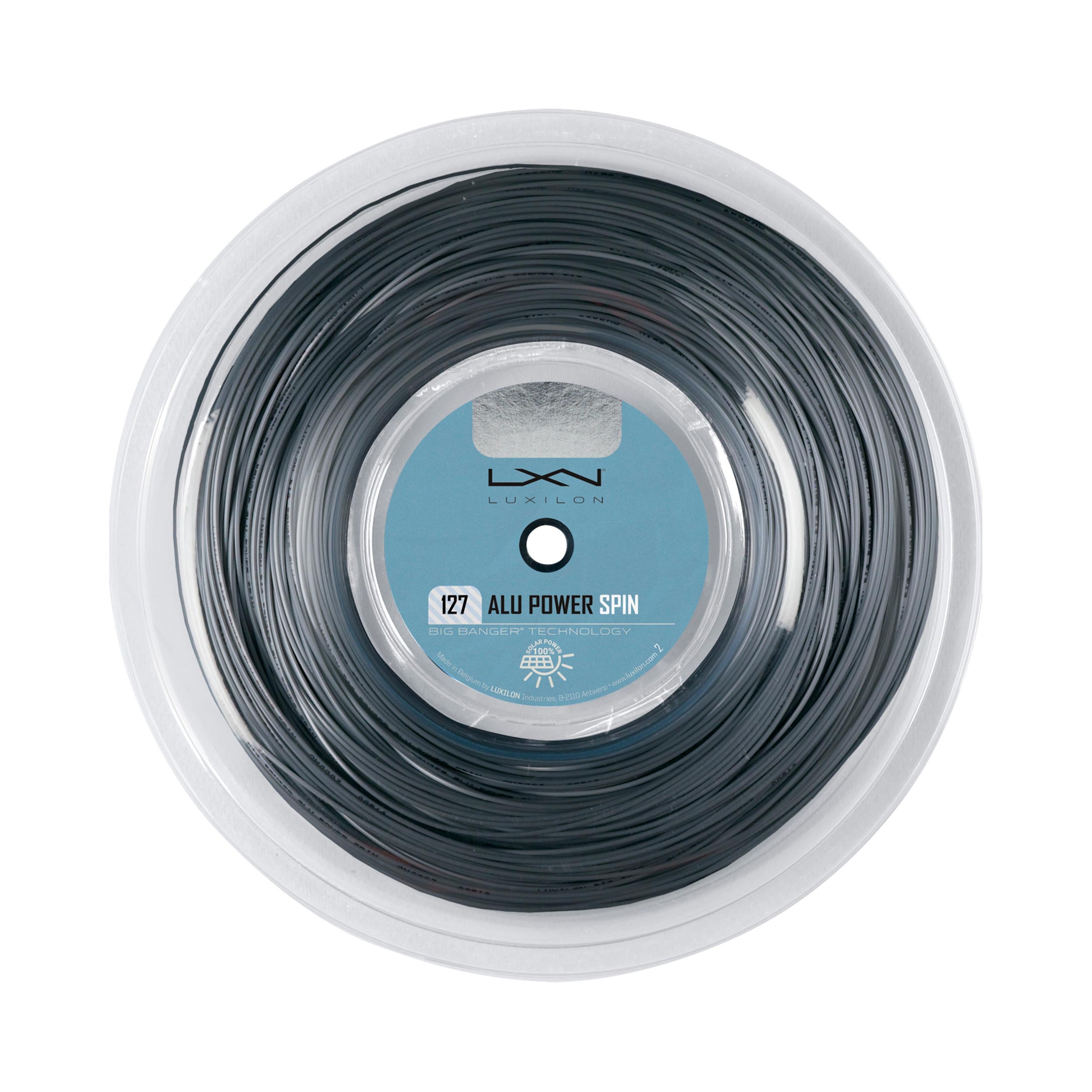 Luxilon Alu Power Spin Bobinas De Cordaje 220m-Plateado