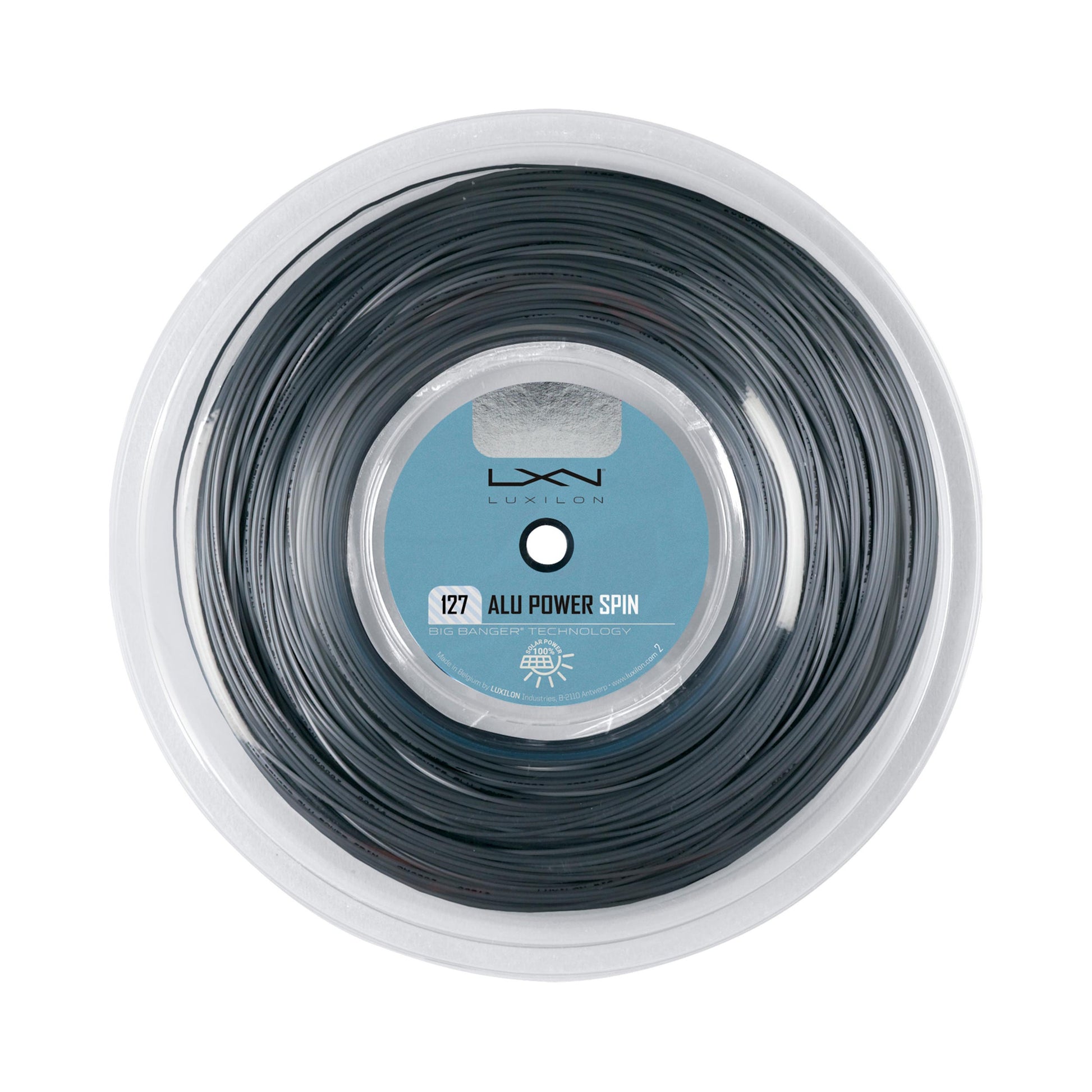 Luxilon Alu Power Spin Bobinas De Cordaje 220m-Plateado
