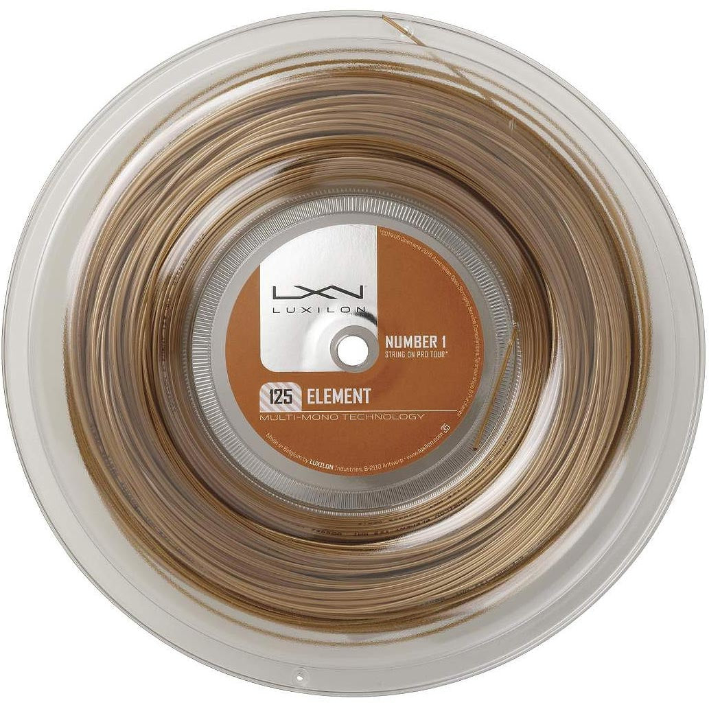 Luxilon Element Bronze Bobinas De Cordaje 200m-Bronce