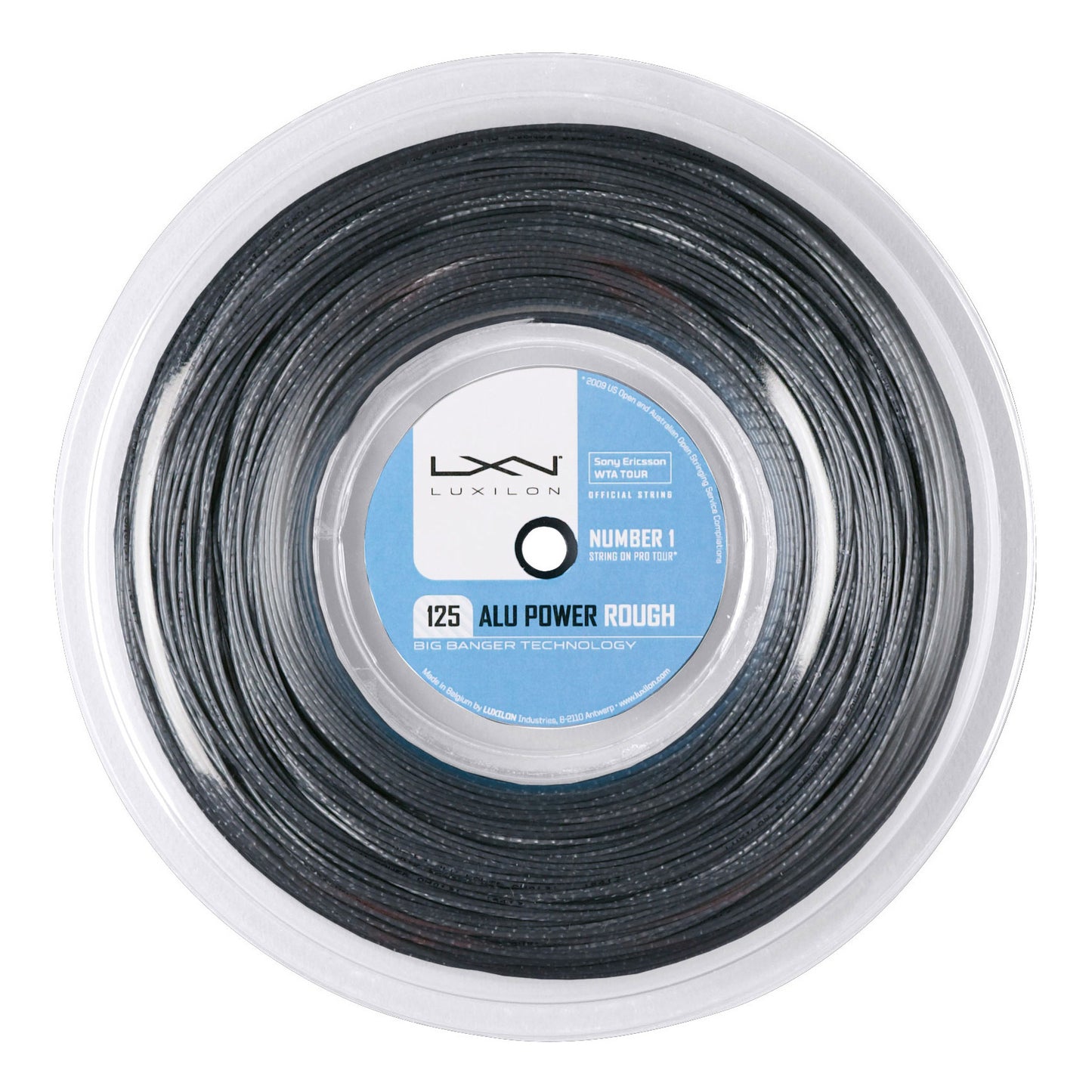 Luxilon Alu Power Rough Bobinas De Cordaje 220m-Plateado