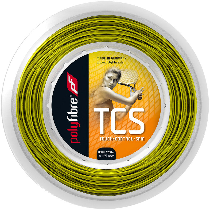 Polyfibre TCS Bobinas De Cordaje 200m-Amarillo