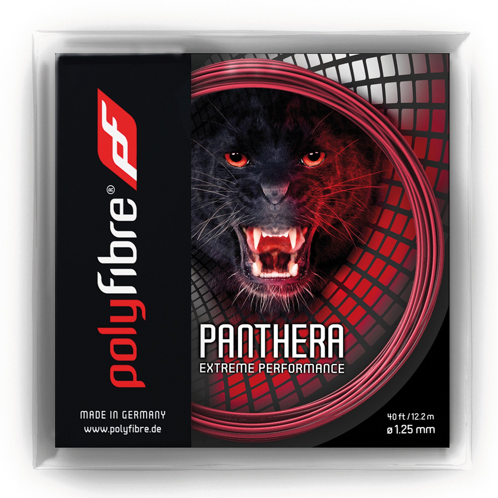 Polyfibre Panthera Sets Individuales 12m-Rojo