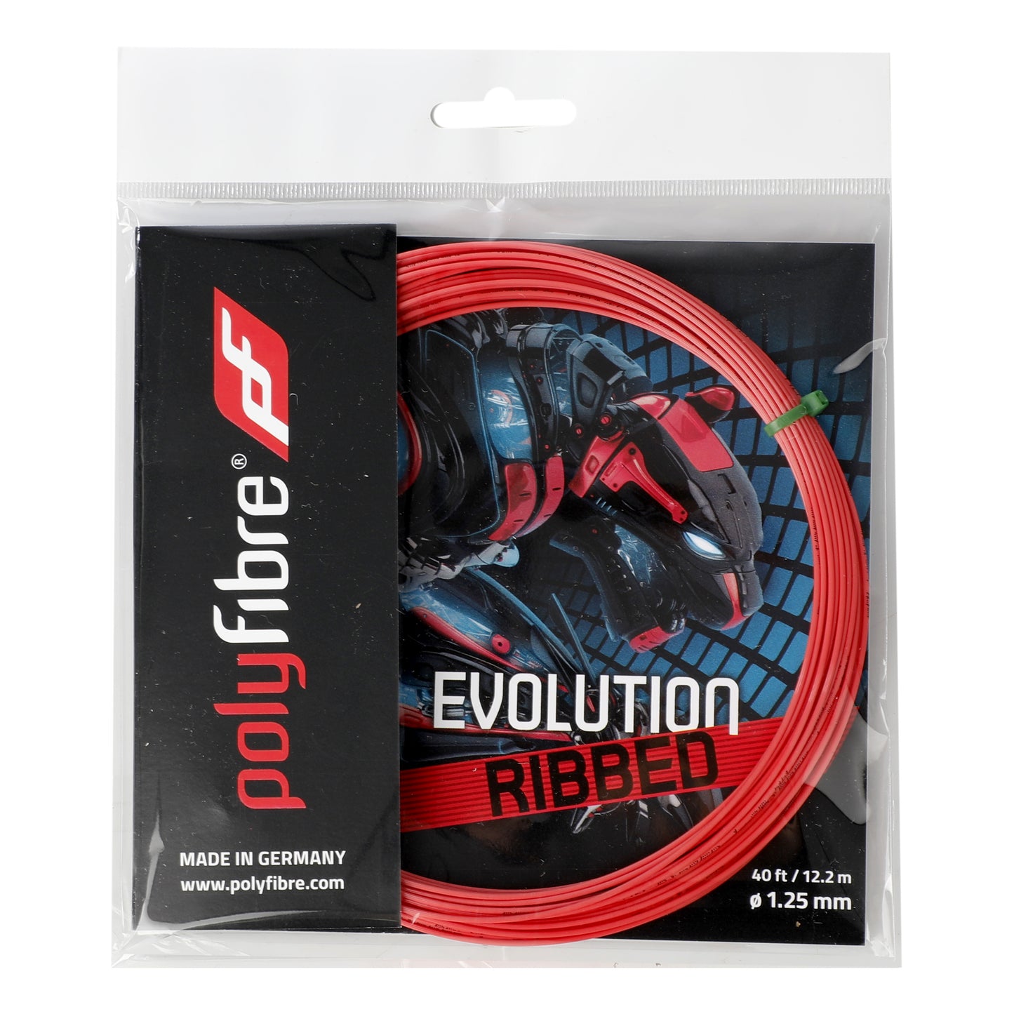 Polyfibre Evolution ribbed Sets Individuales 12m - rojo