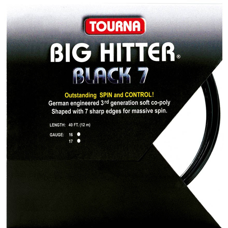 Tourna Tourna Big Hitter 7 Sets Individuales 12m-Negro