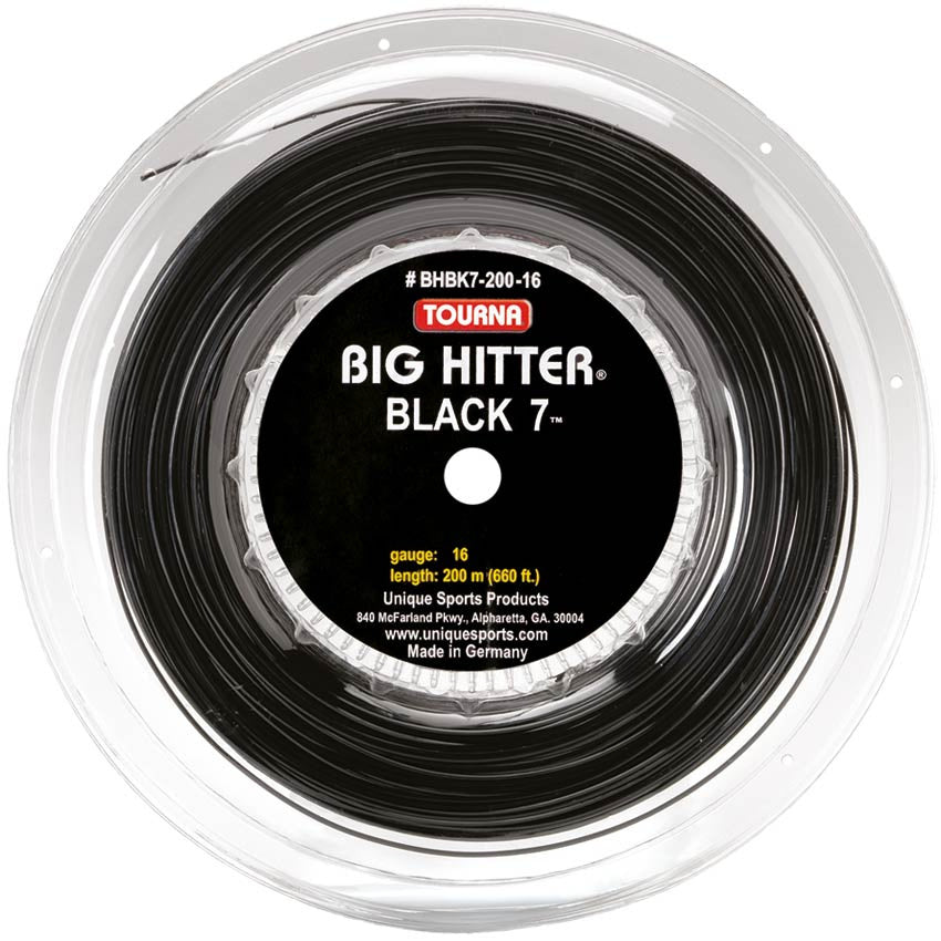 Tourna Big Hitter 7 Bobinas De Cordaje 220m-Negro