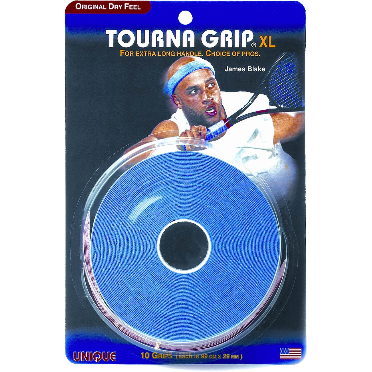 Tourna Grip XL Pack De 10-Azul